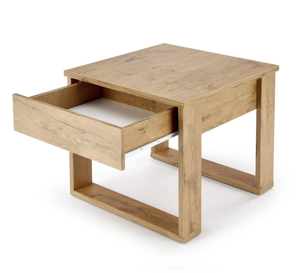 COUCHTISCH Nea Eiche Wotan 60 / 60 / 52cm - Eichefarben, Holz/Holzwerkstoff (60/60/52cm) - Feldmann-Wohnen