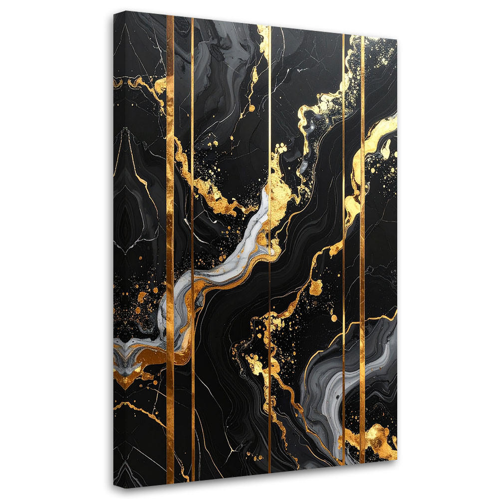 Feeby Wandbild, Schwarz 60x90 cm