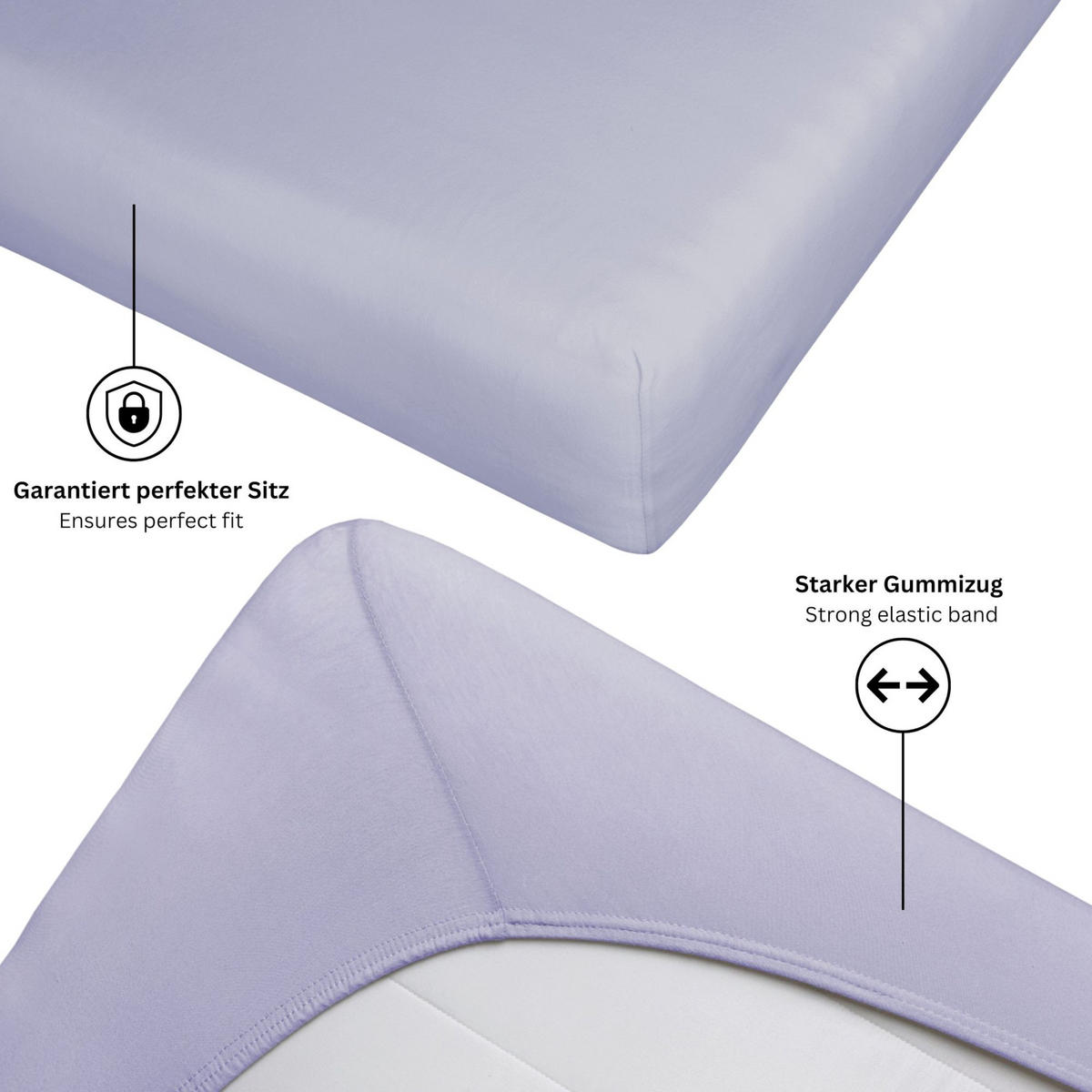NAPÍNACIE prestieradlo FLAT - biela, textil (200/200cm) - Schöner Wohnen