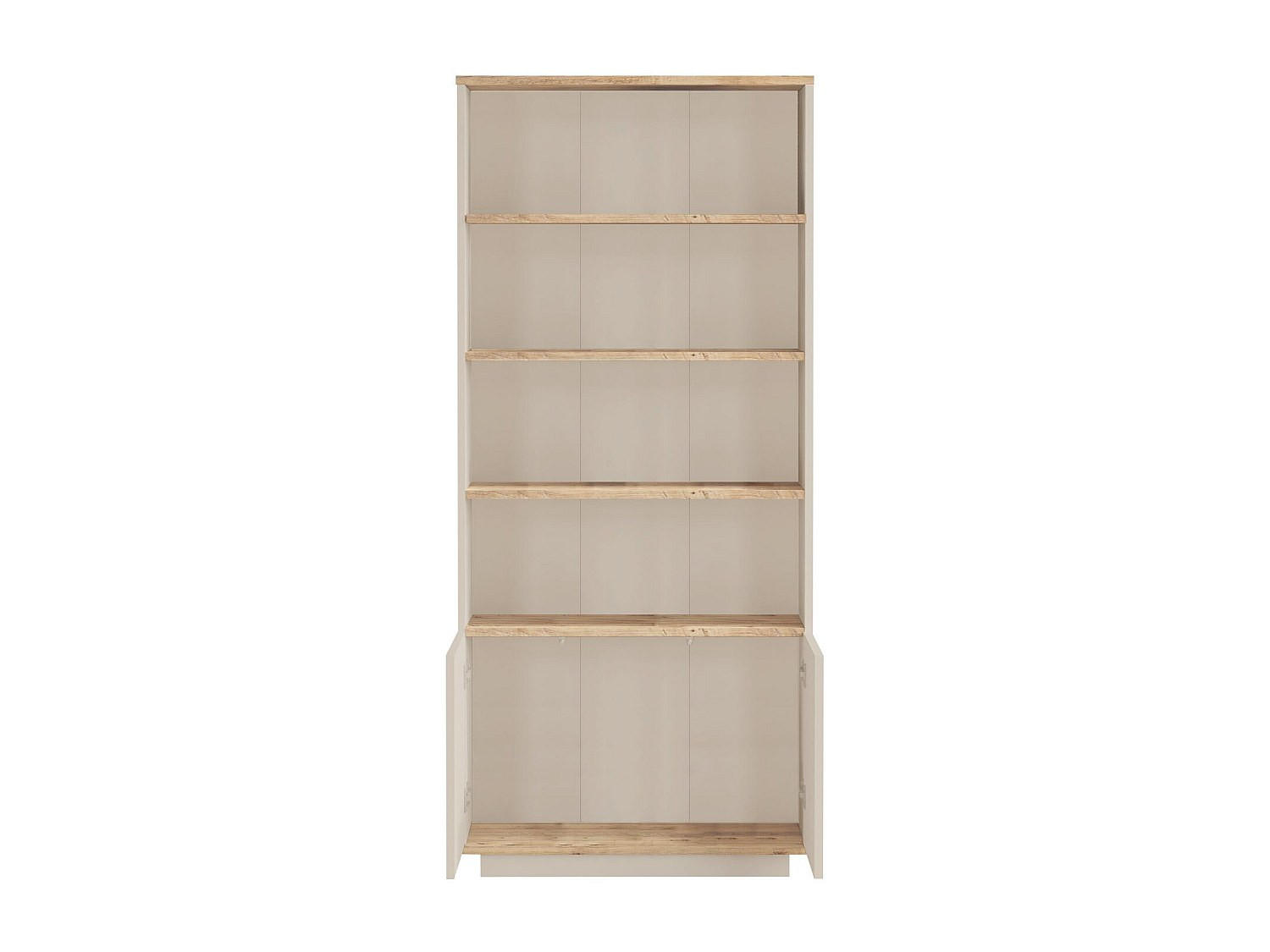 BÜCHERREGAL - 75.5 cmcm x 26.8 cmcm - Holz, Platte - Beige, Naturfarben Hell - LOTULA - Beige/Naturfarben, Holz (75.5/168.3/26.8cm) - Vente-Unique