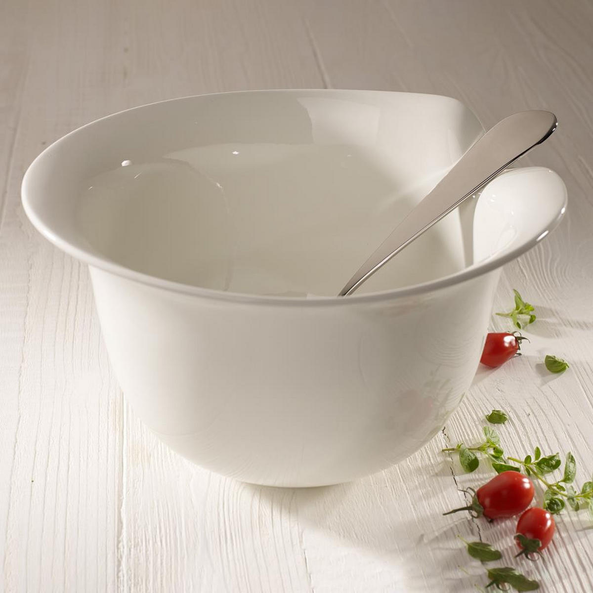 PASTASERVIERER Sereno XXL silber 29,5 cm - Silberfarben, Metall - Villeroy & Boch