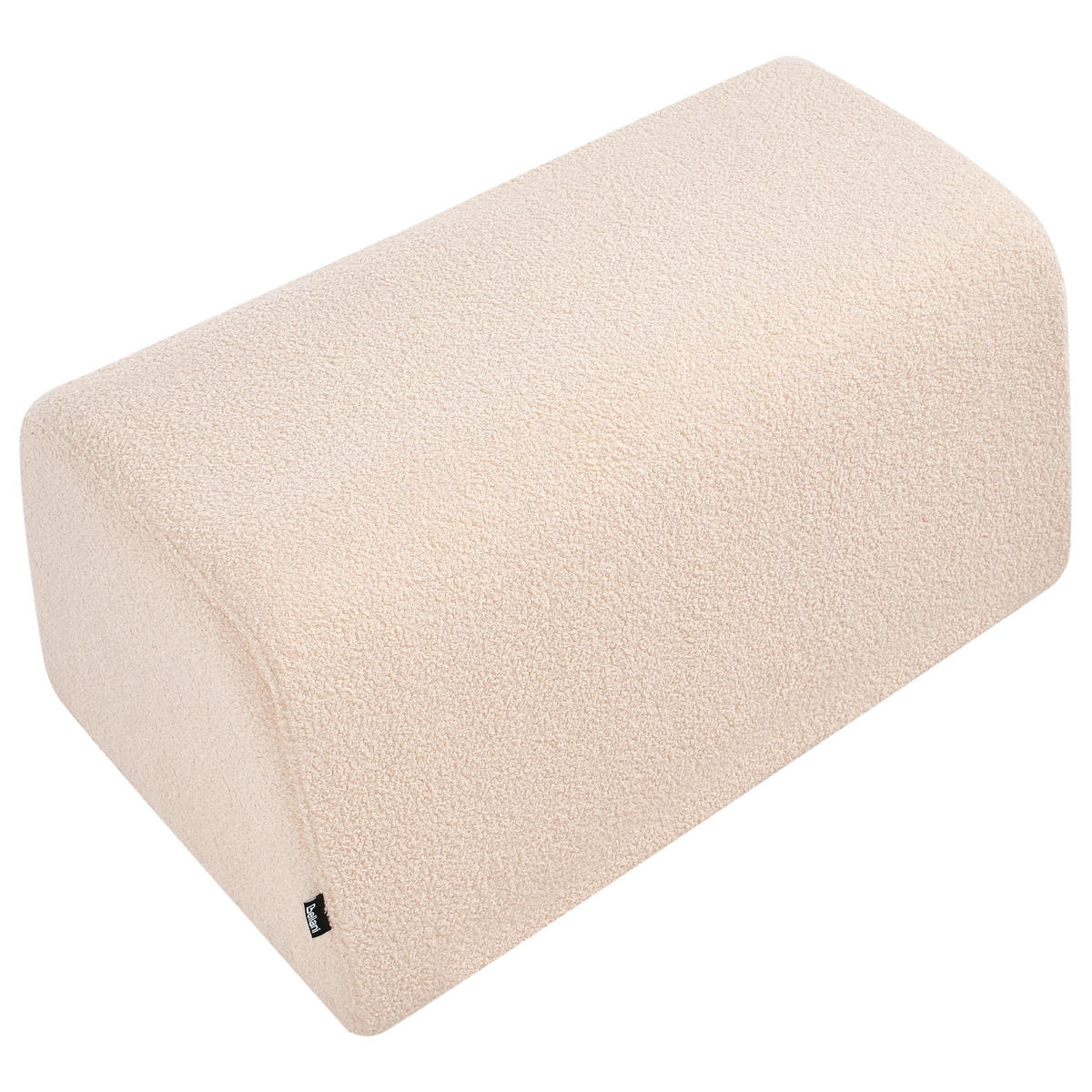 POUF Beige Sinclair - Beige, Textil (79/40/49cm) - Beliani