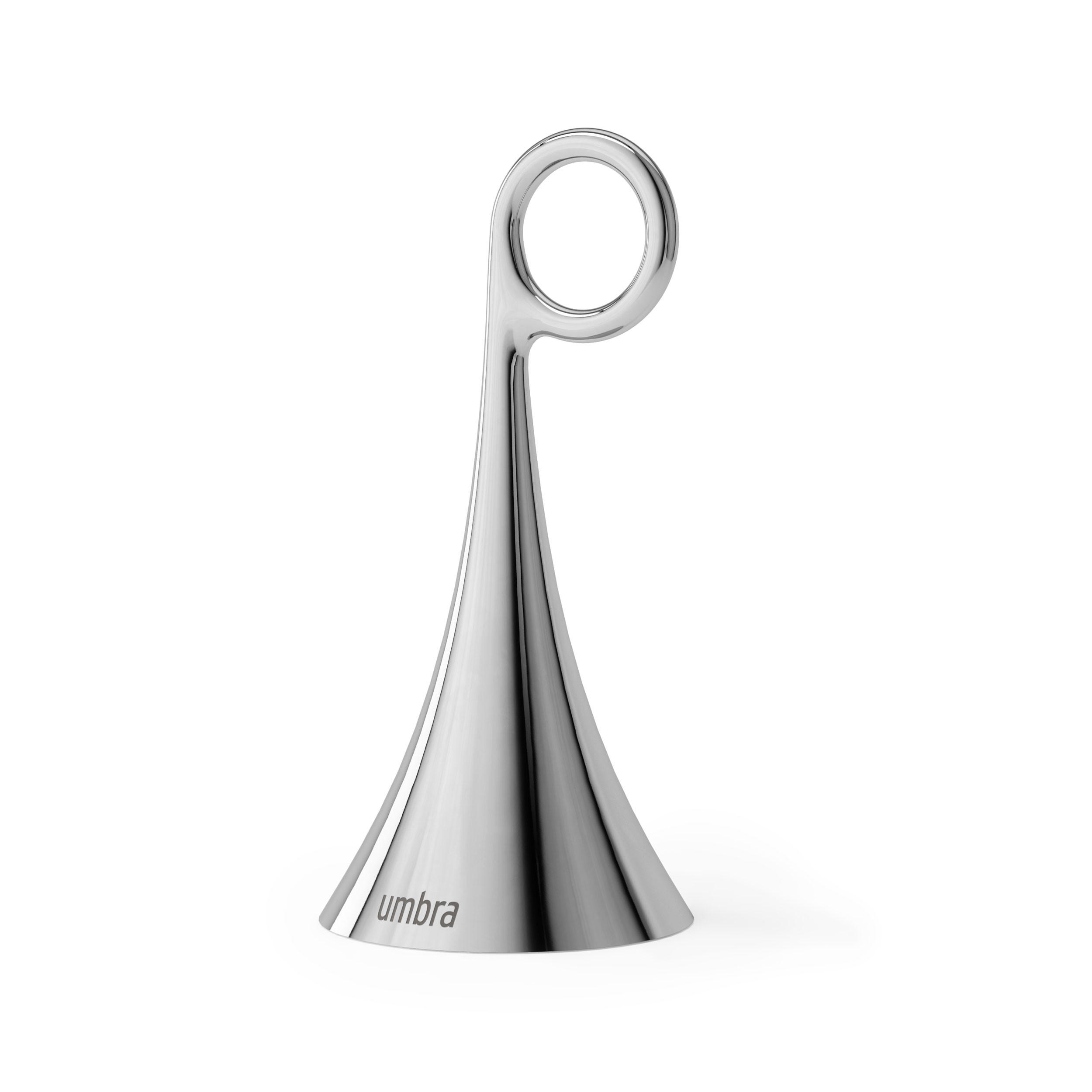 HANDGLOCKE Isa, Chrom - Silberfarben, Metall (7/13/7cm) - Umbra
