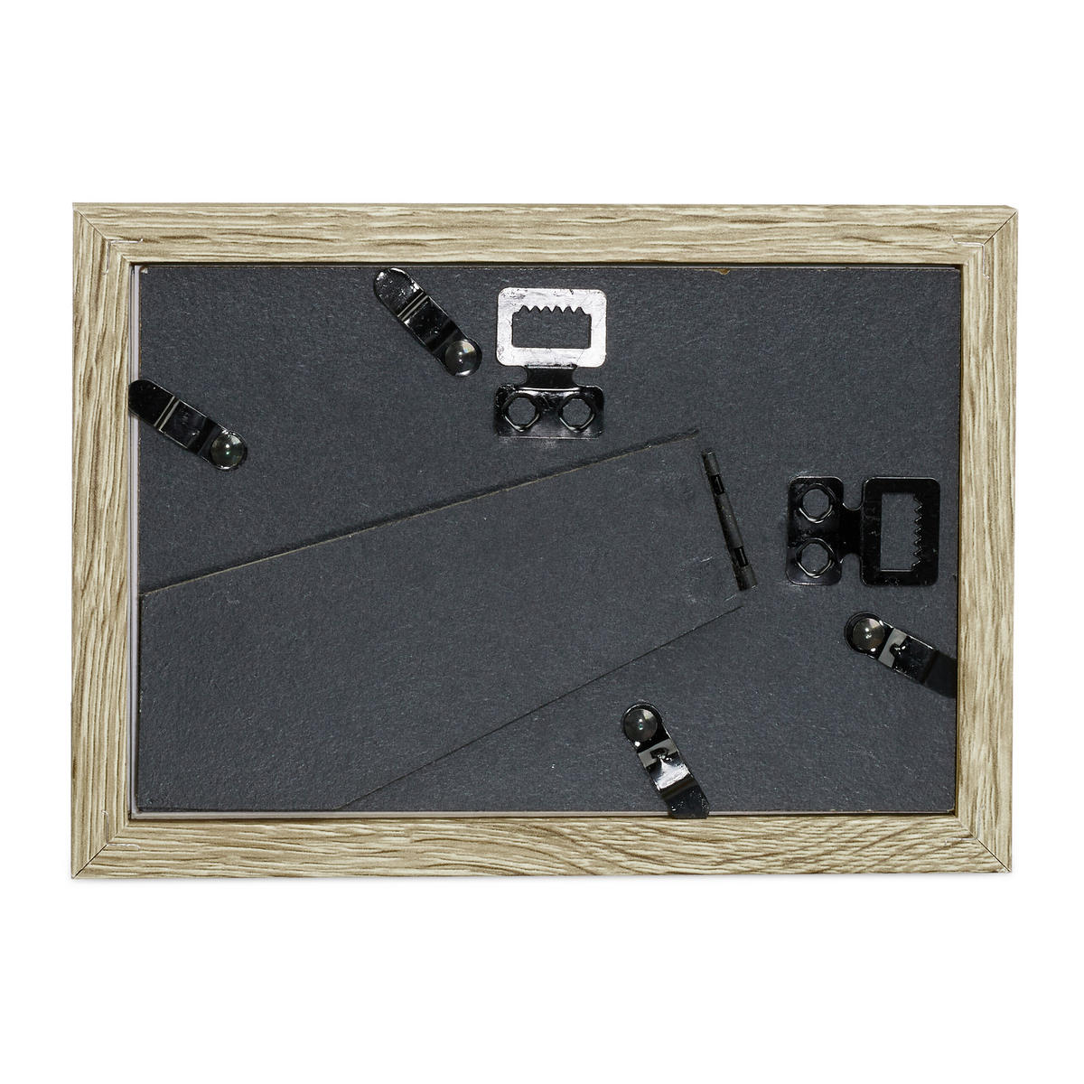 10XBILDERRAHMEN - Braun, Glas/Holzwerkstoff (12.5/17/2cm) - Relaxdays