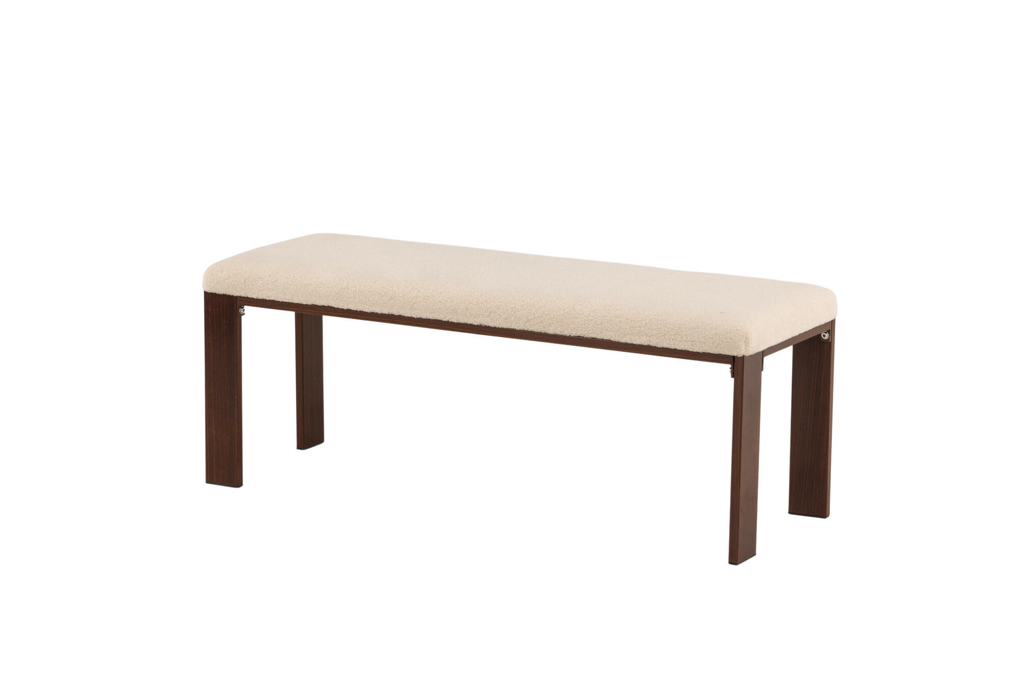 BANK CHESTER Beige 120x40x50 cm - Beige, Textil (120/50/40cm) - FURNLUX