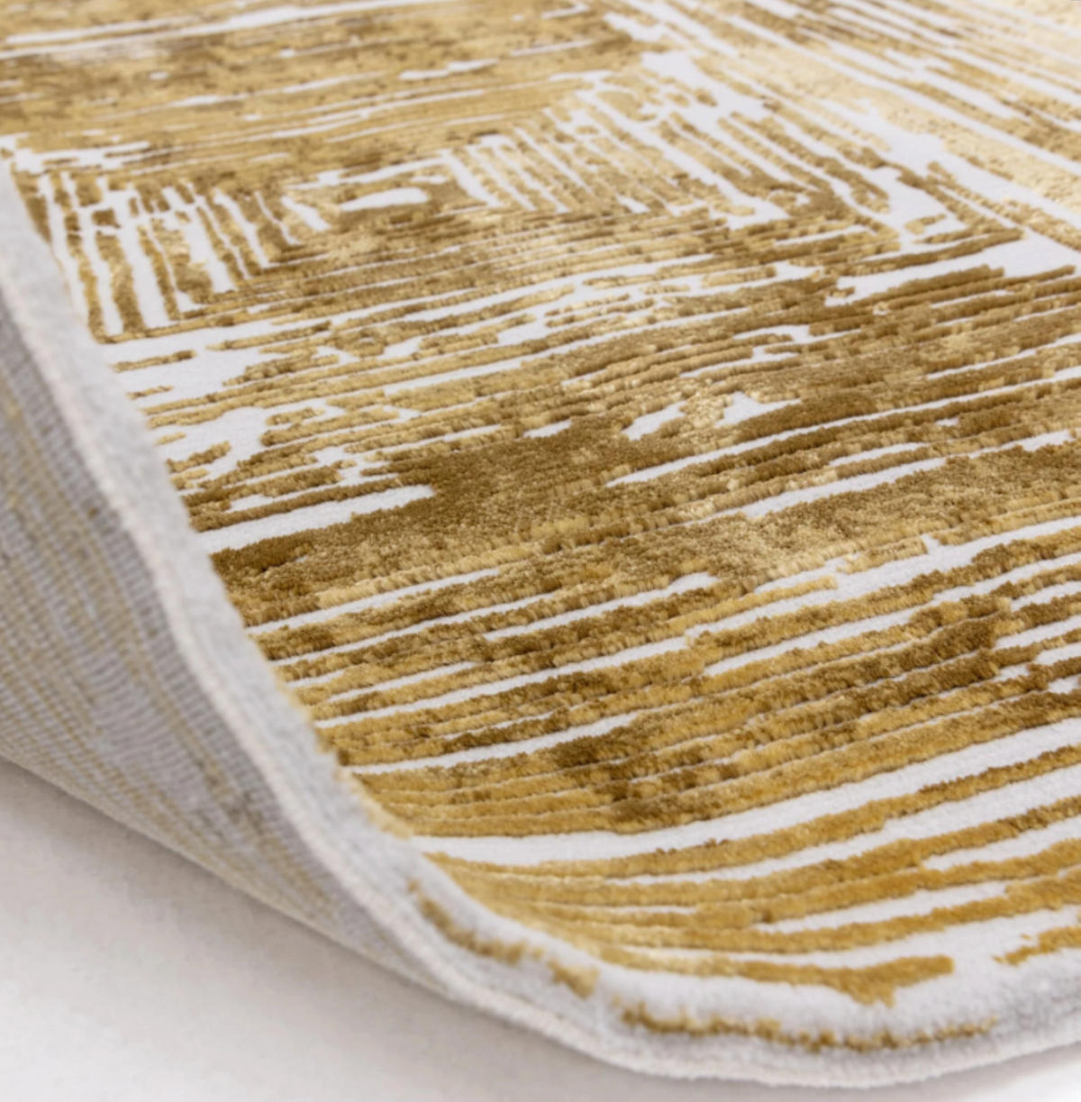 TEPPICH modern Wohn-/Schlafzimmer ZUKA SKETCH Gelb 160 x 230 cm - Gelb, Textil (160/230cm) - Novatrend