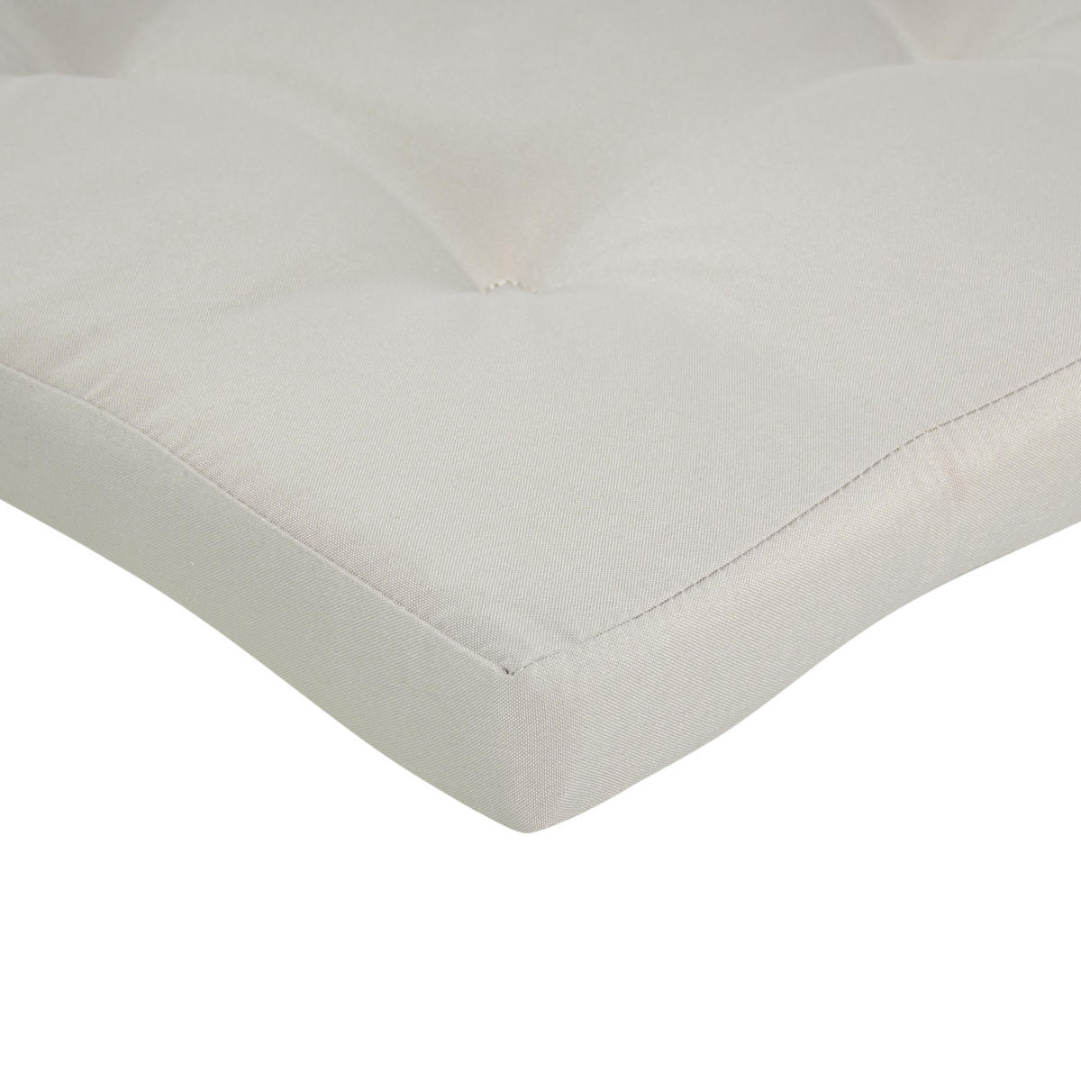 SITZAUFLAGEN 2er-Set Taupe 42/95 cm Maui Premium - Taupe, Textil (95/5/42cm) - Beliani