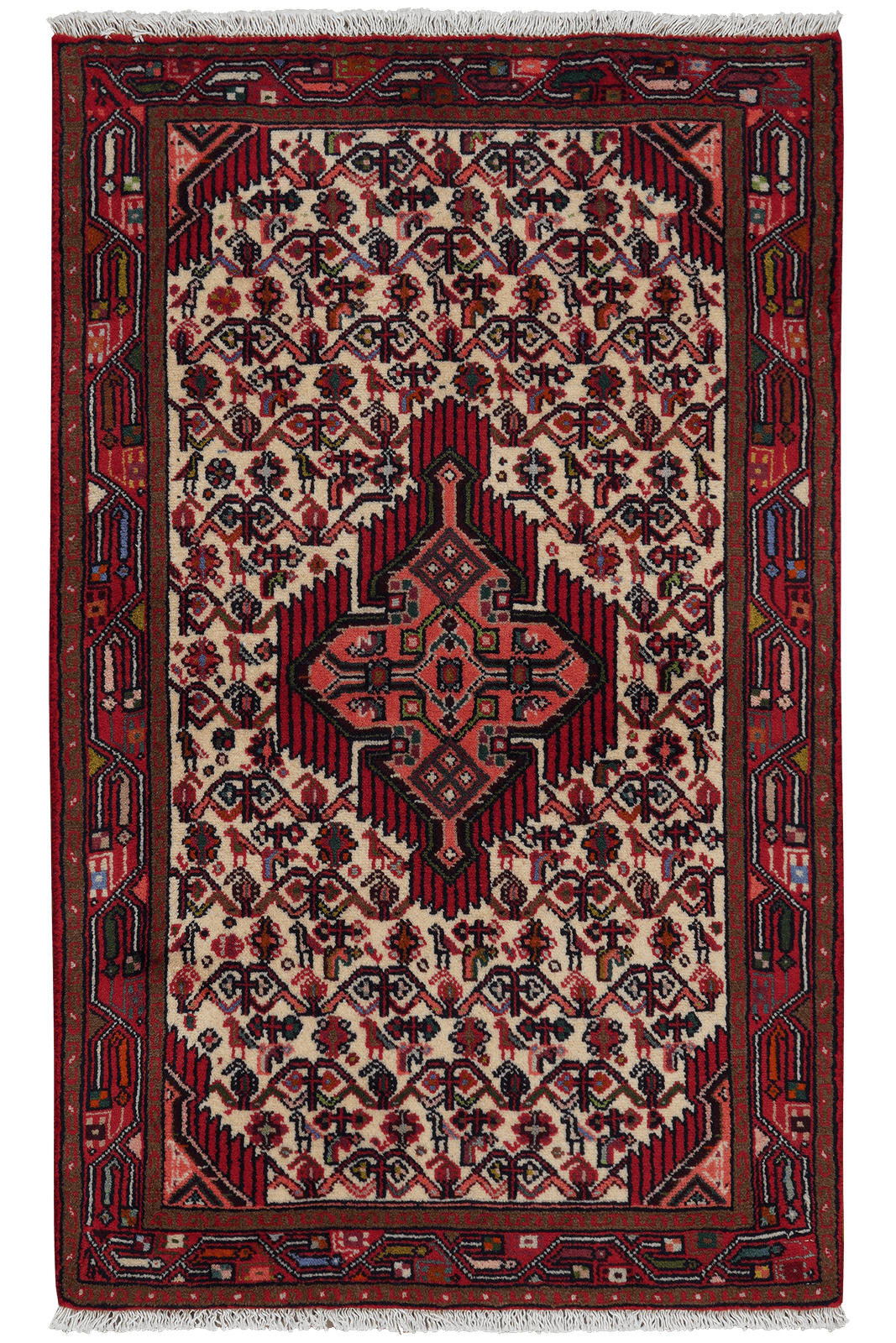 Looma Orientteppich Beige 78x126 cm
