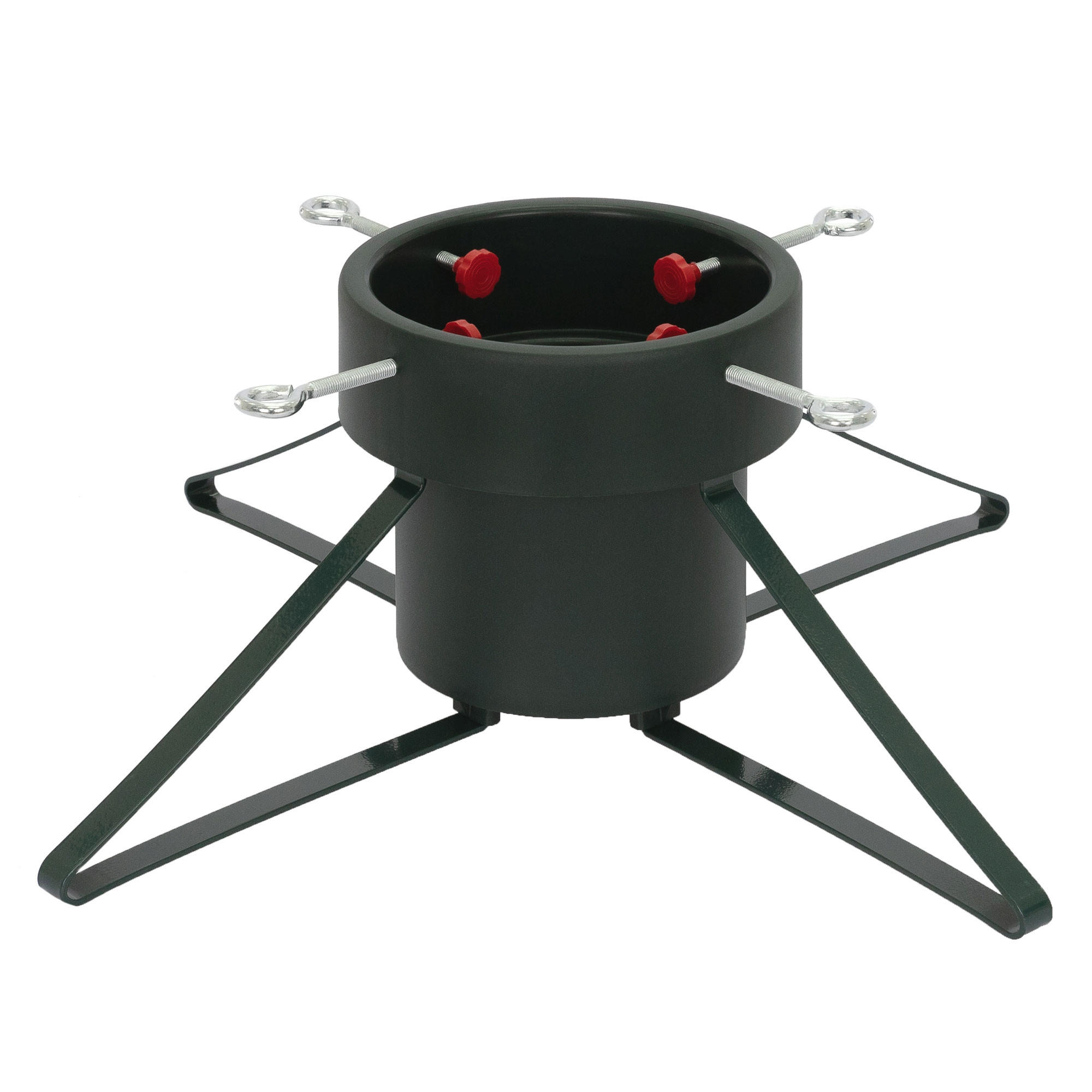 WEIHNACHT Baumständer - Dunkelgrün, Kunststoff (42/21/42cm) - ECD-Germany