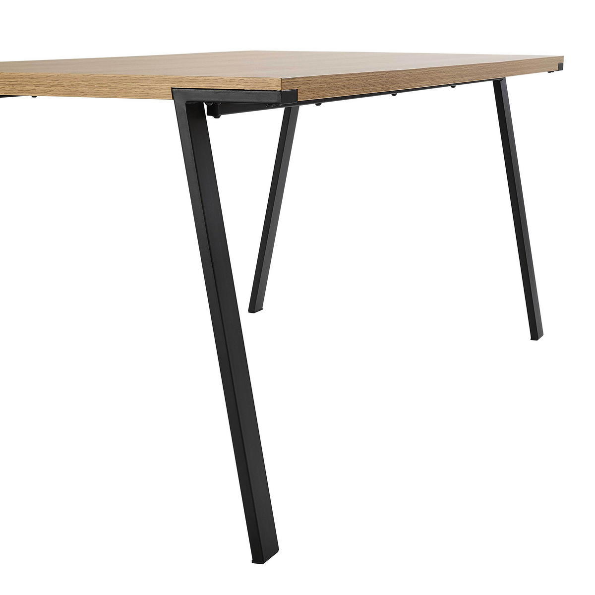 ESSTISCH 180 cm, Holz - Eichefarben, Holz (180/90/75cm) - Oviala