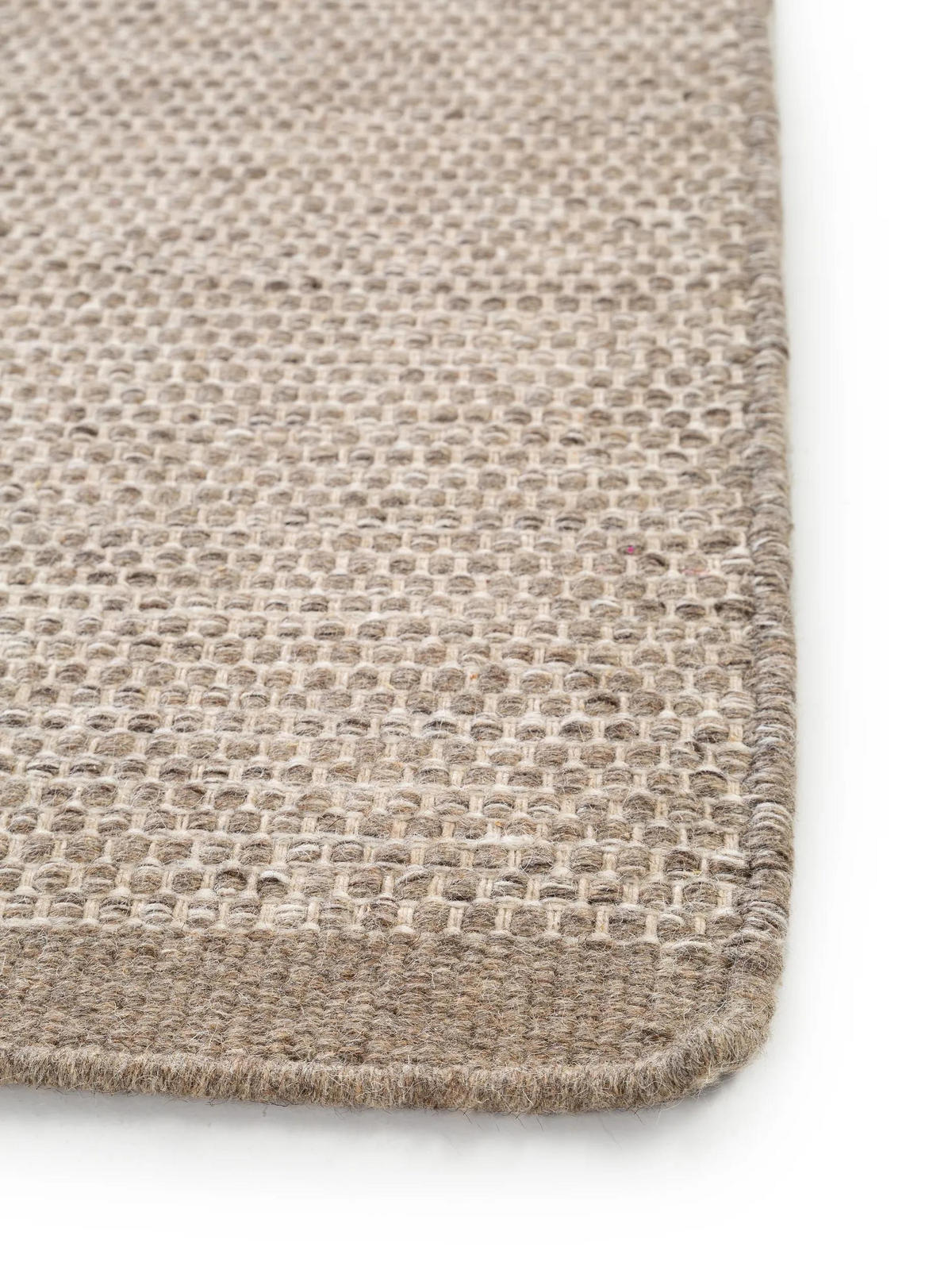 WOLLTEPPICH Rocco Taupe 200x300 cm - Taupe, Naturmaterialien/Textil (200/300cm) - benuta Pure