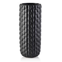 VASE Dean Schwarz 11.5/11.5/30 cm Keramik - Schwarz, Keramik (30cm) - Mondex