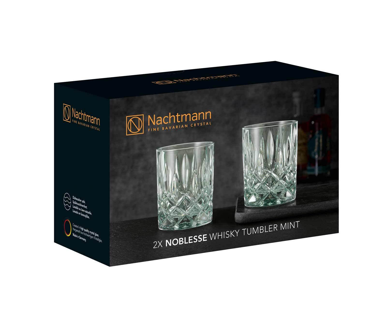 WHISKYBECHER Noblesse Fresh mint 295 ml 2er Set - Mintgrün, Glas (0.295L) - Nachtmann