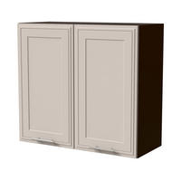 HÄNGESCHRANK Salo W3/80 Lava / Kaschmir Matt 80 / 32,5 / 72cm - Kaschmir/Dunkelgrau, Holz/Holzwerkstoff (80/72/32.5cm) - Feldmann-Wohnen