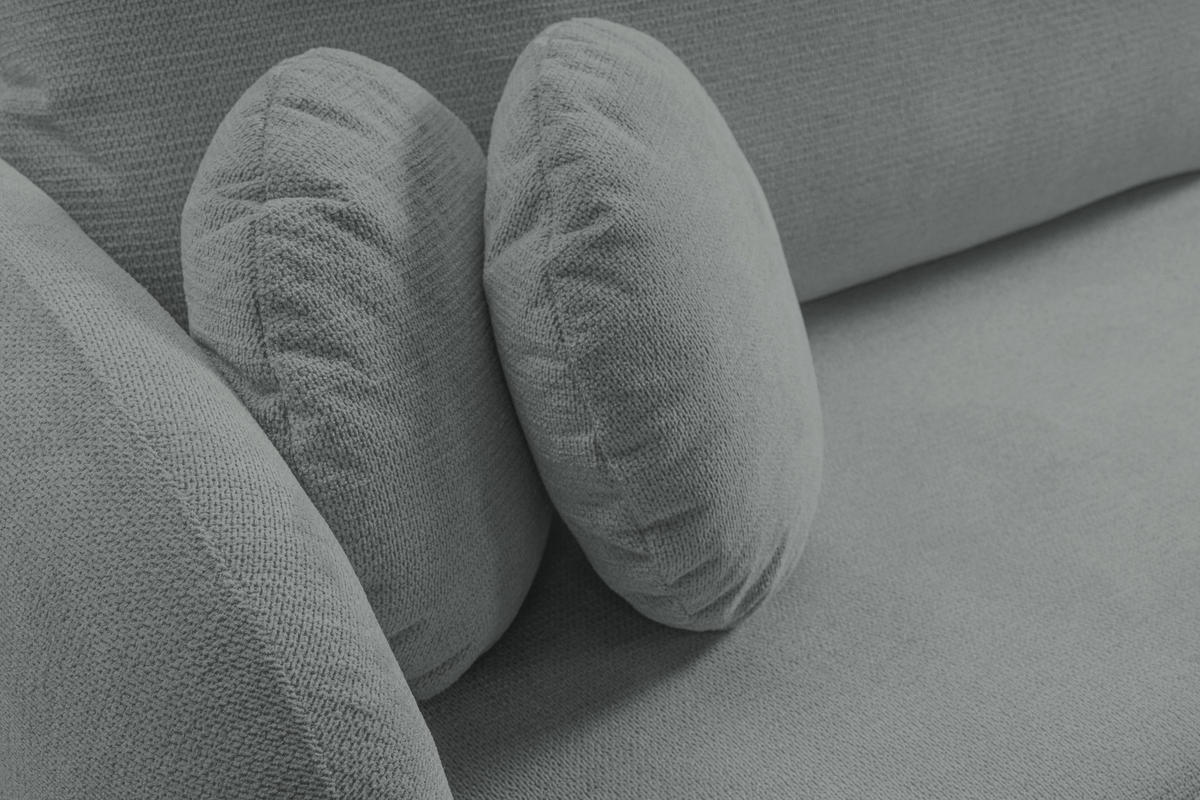 ECKSOFA Olena - Dunkelgrau (Aragon 93) - Dunkelgrau, Holzwerkstoff (248/174cm)