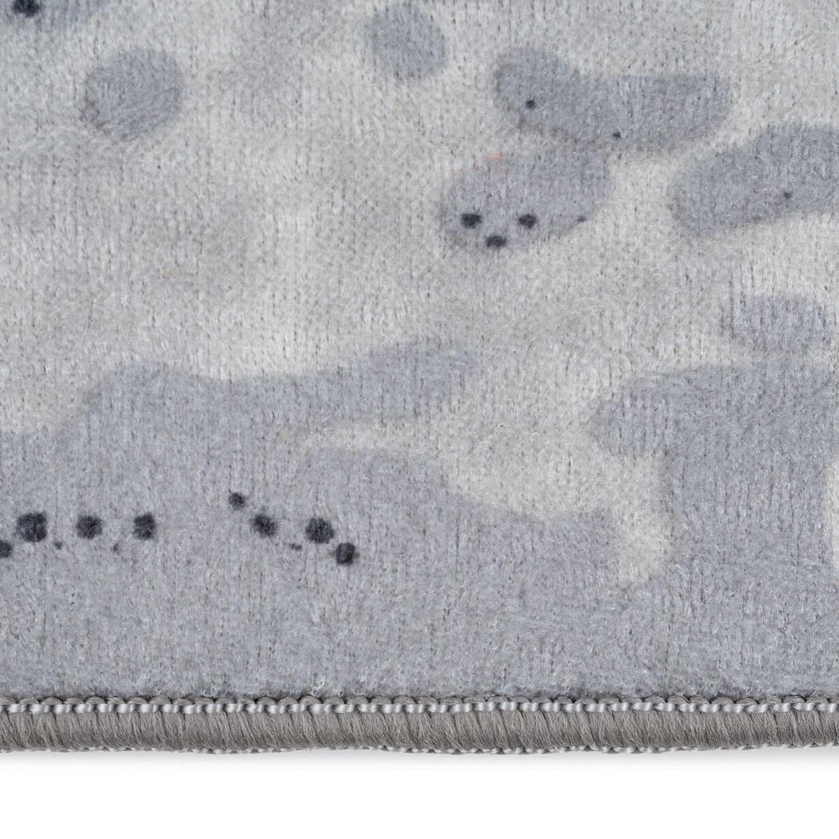 TEPPICH WASCHBAR Verona Thea Grau - Grau, Textil (191/279cm) - Kukoon Rugs