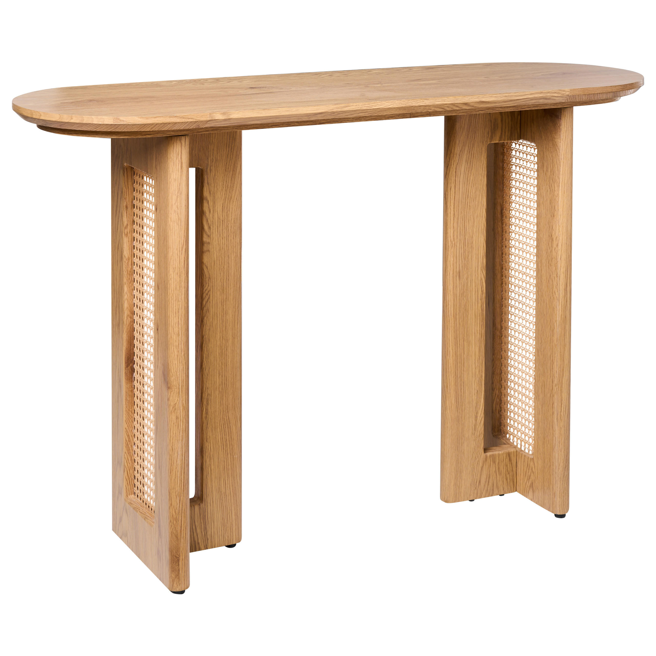 KONSOLENTISCH Hellbraun Karlo - Hellbraun, Holzwerkstoff (120/80/40cm) - Beliani