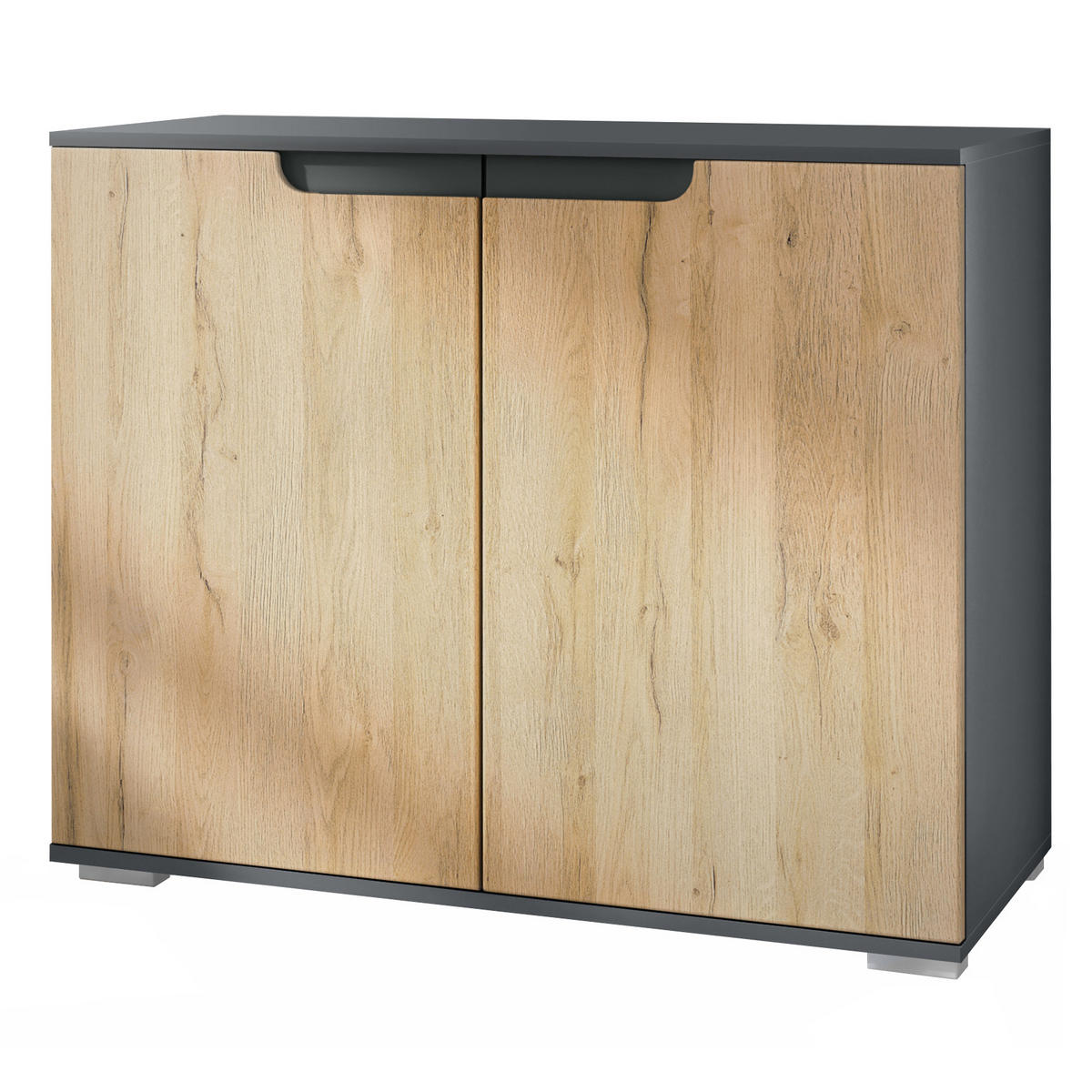 KOMMODE Sylt Eiche Natur - Eichefarben, Holzwerkstoff (92.5/75.5/35cm) - Vladon
