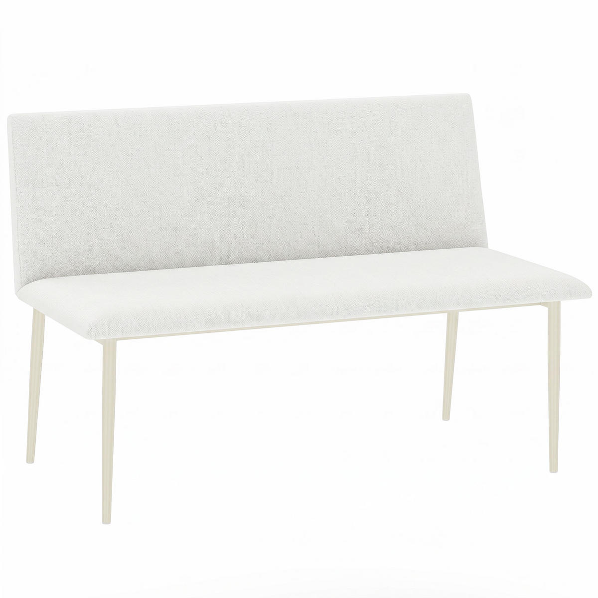 SITZBANK Creme 120.0/61.5/85.0 cm - Creme, Textil (61.5/85/120cm)