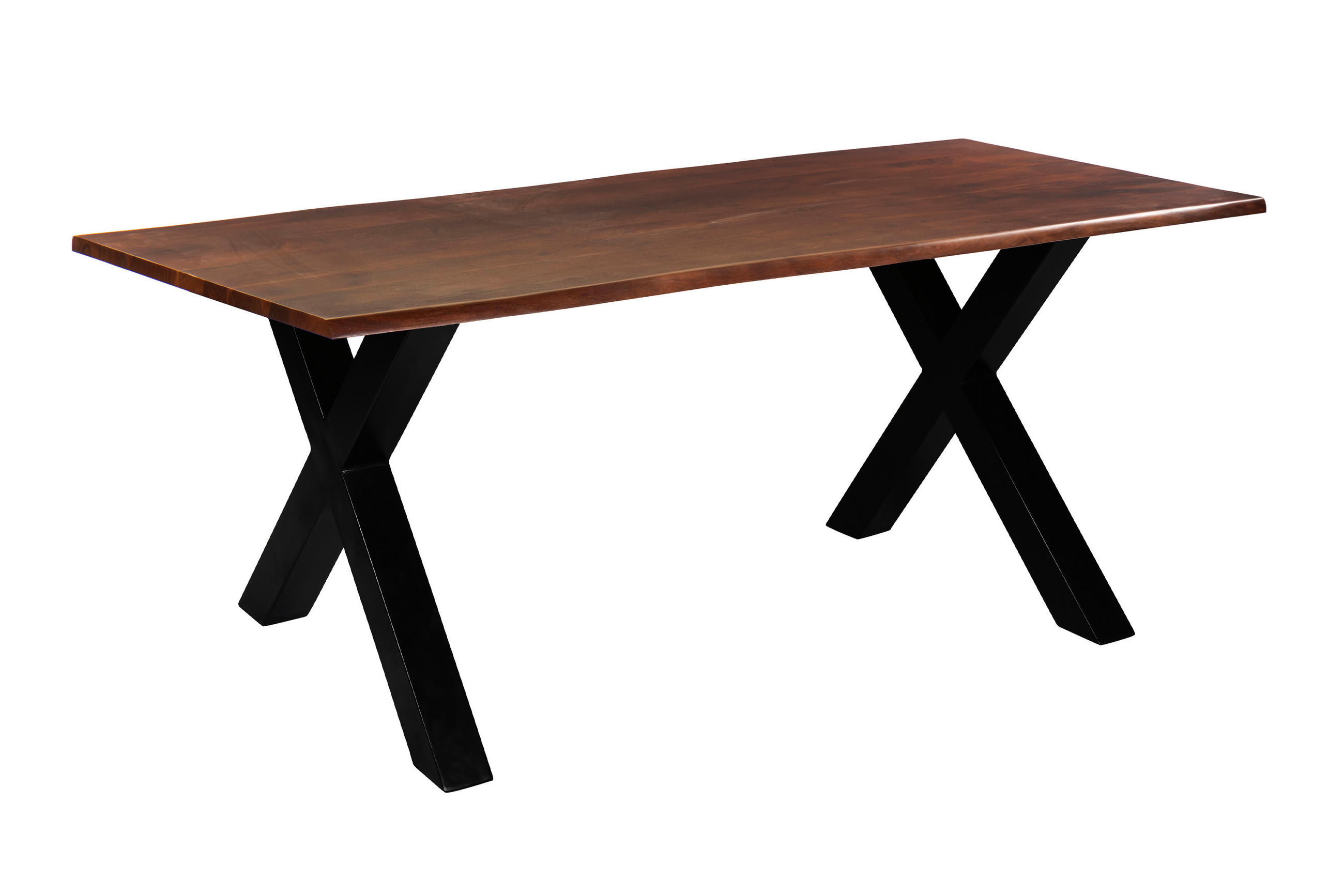 ESSTISCH ROXANA - Kastanienfarben/Beige, Holz (90/180/77cm) - SAM