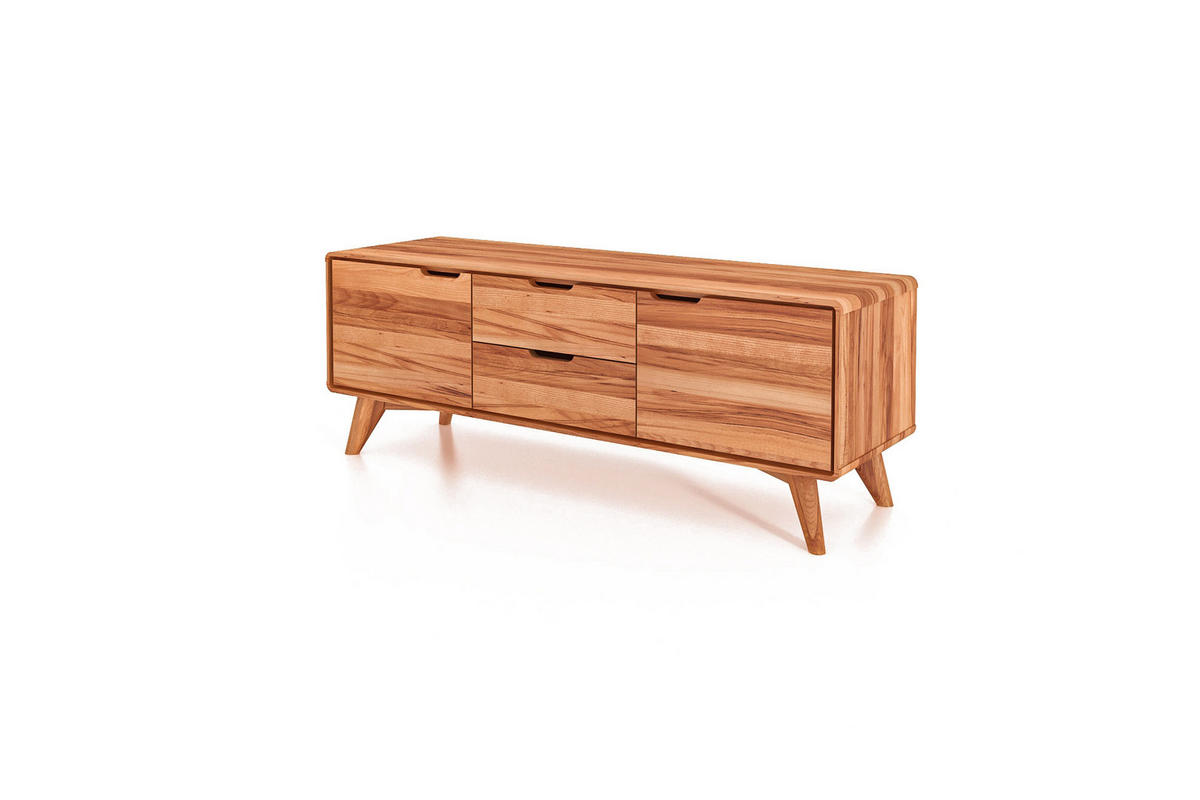 KOMMODE NIEDRIG GREG Kernbuche - Kernbuche, Holz (134/48/40cm) - byoak