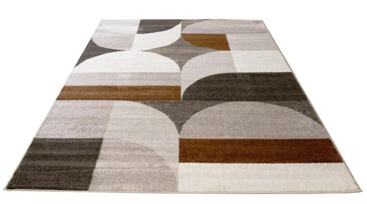 TEPPICH modern Flachgewebe JERSEY Braun 133 x 190 cm - Braun, Textil (133/190cm) - Novatrend