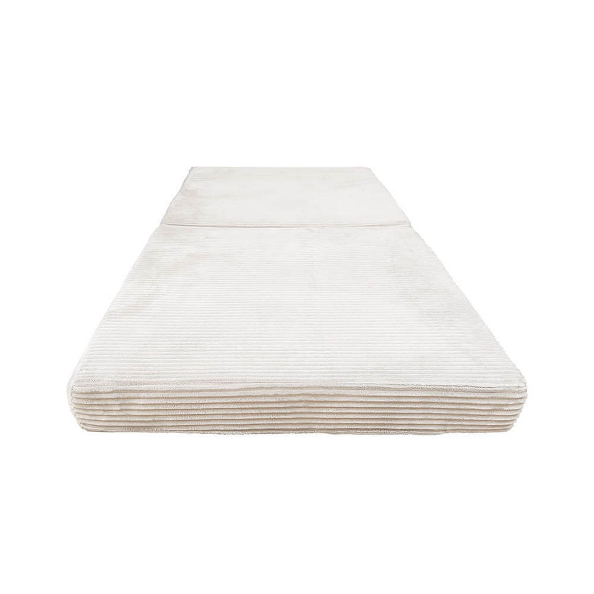SPIELSOFA LIV - Cord Beige, Kleine Matratze - Beige, Kunststoff/Textil (140/8/70cm) - Home Deluxe