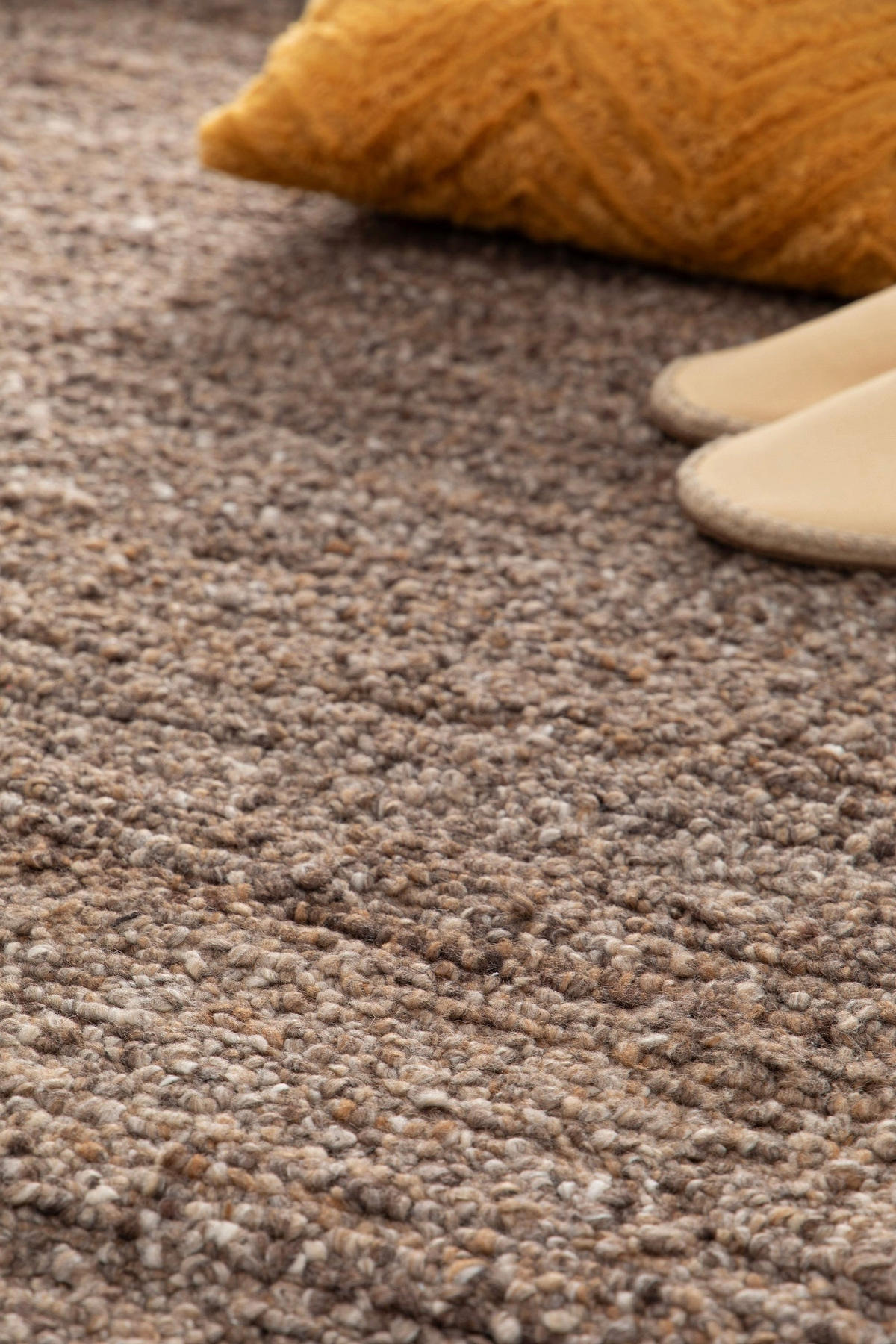 SCHLINGENTEPPICH im natürlichen Stil bruin - Braun, Textil (200/290cm) - AFK Living