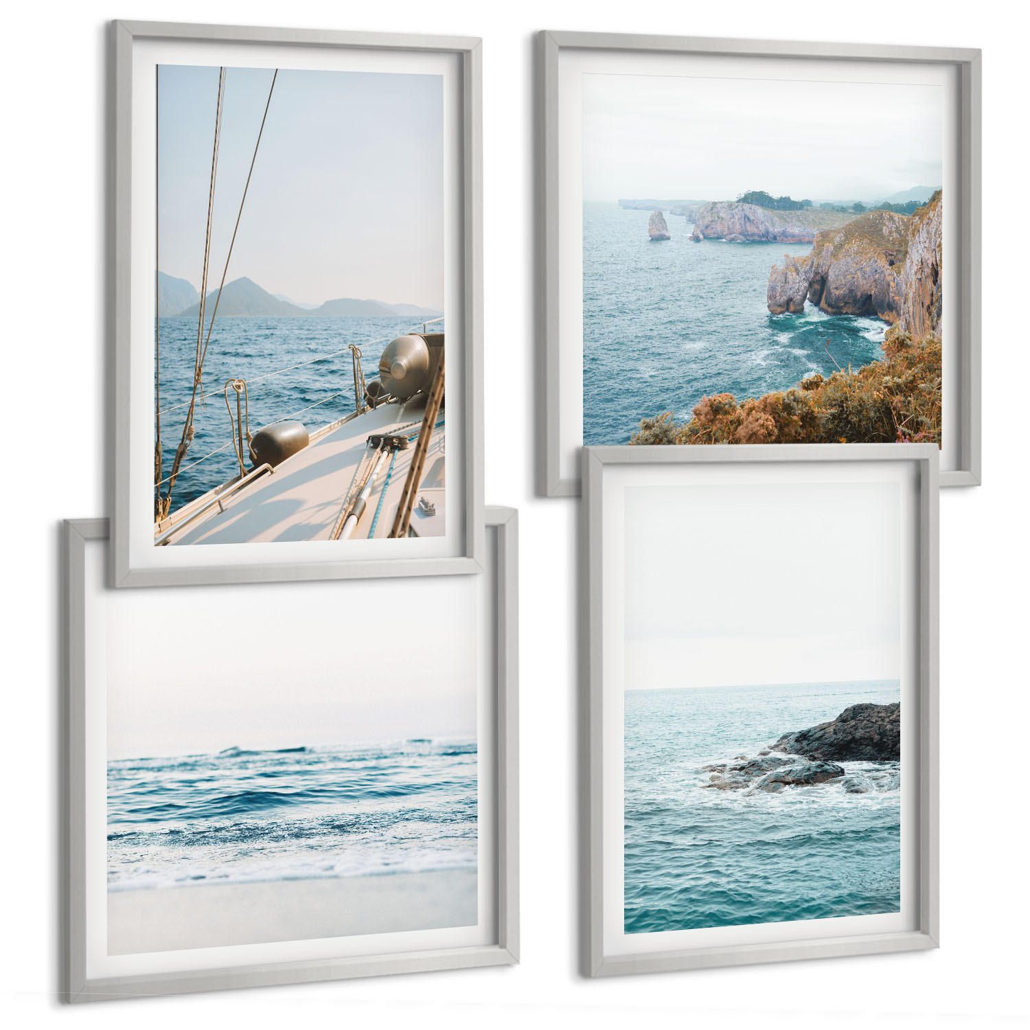 Tulup Bilder Silber 50x50 cm
