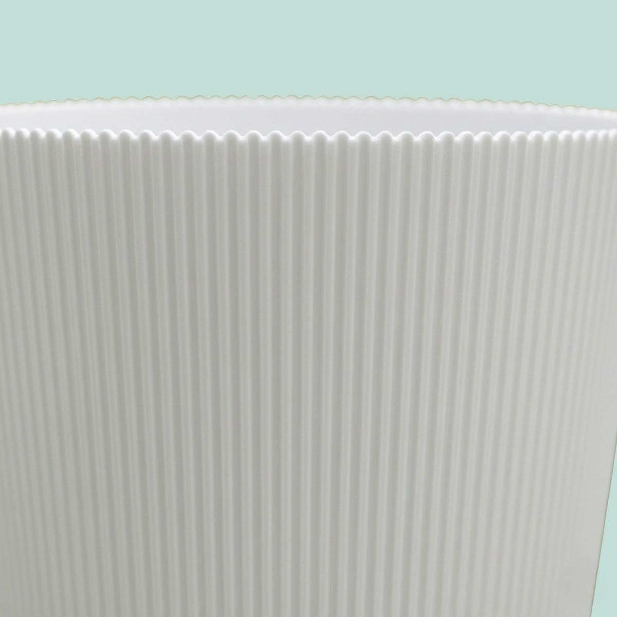 2XBLUMENTOPF - Weiß, Kunststoff (20cm) - Relaxdays