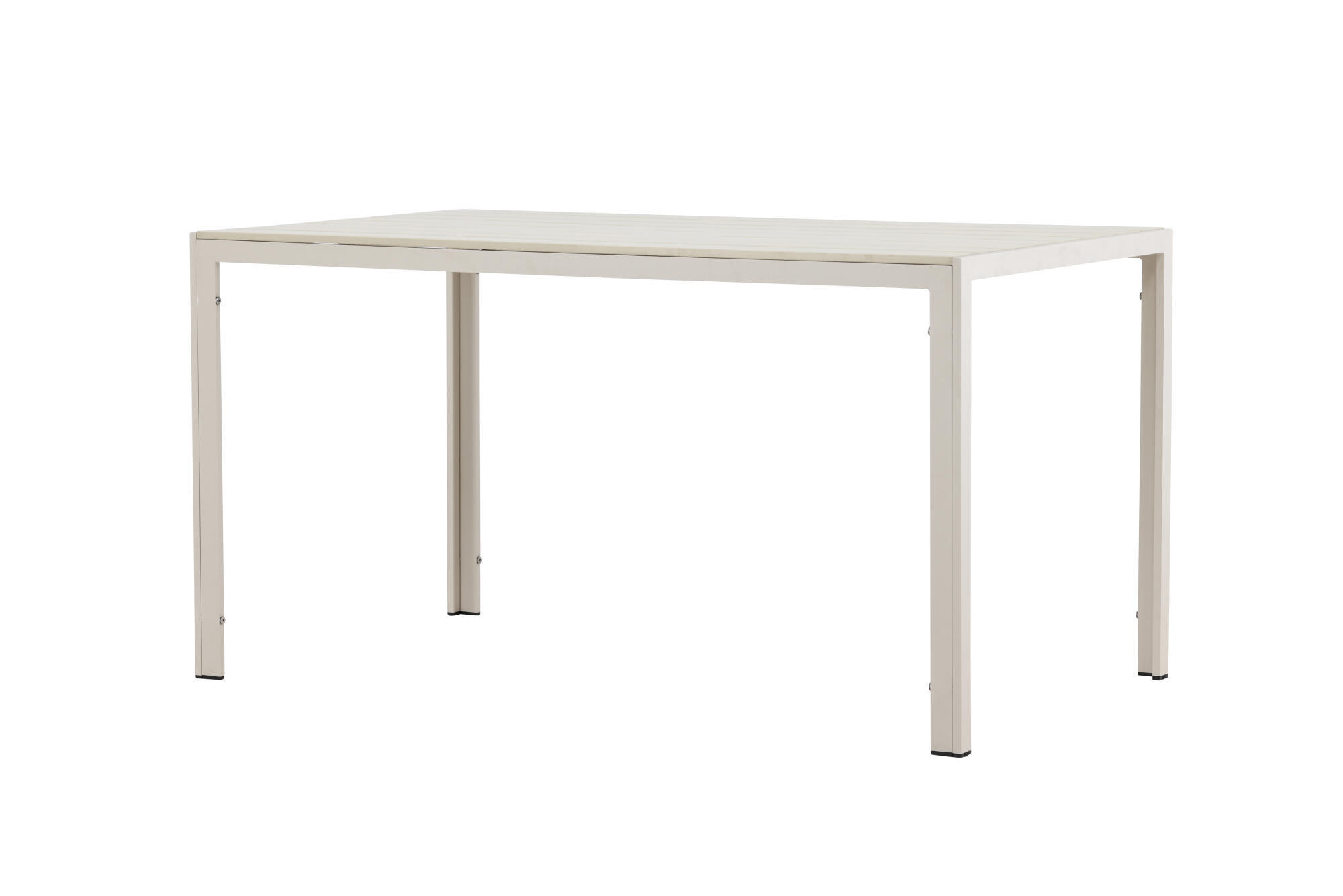 GARTENESSTISCH MIRKO Beige 80x140x74 cm - Beige, Metall (140/80/74cm) - FURNLUX