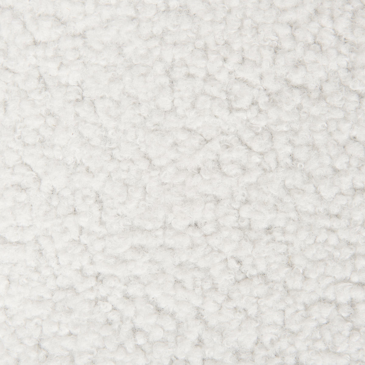 SESSEL Bouclé weiß/hellbraun Bjarn - Hellbraun/Weiß, Textil (60/90/55cm) - Beliani