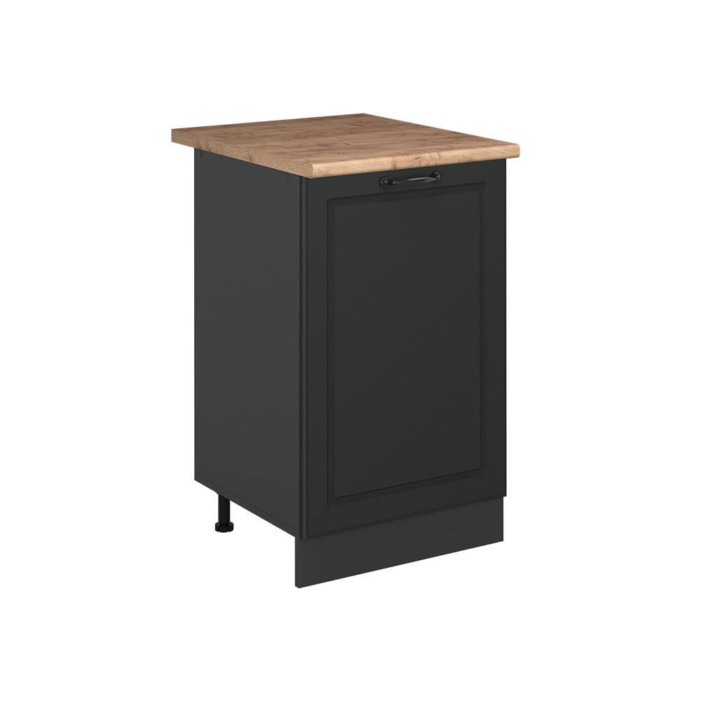 KÖKSUNDERSKÅP R-Line, Antracit hus på landet/antracit, 50 cm Auksinis ąžuolas stalviršis Antracit, Antracit 81.6/50/60 cm