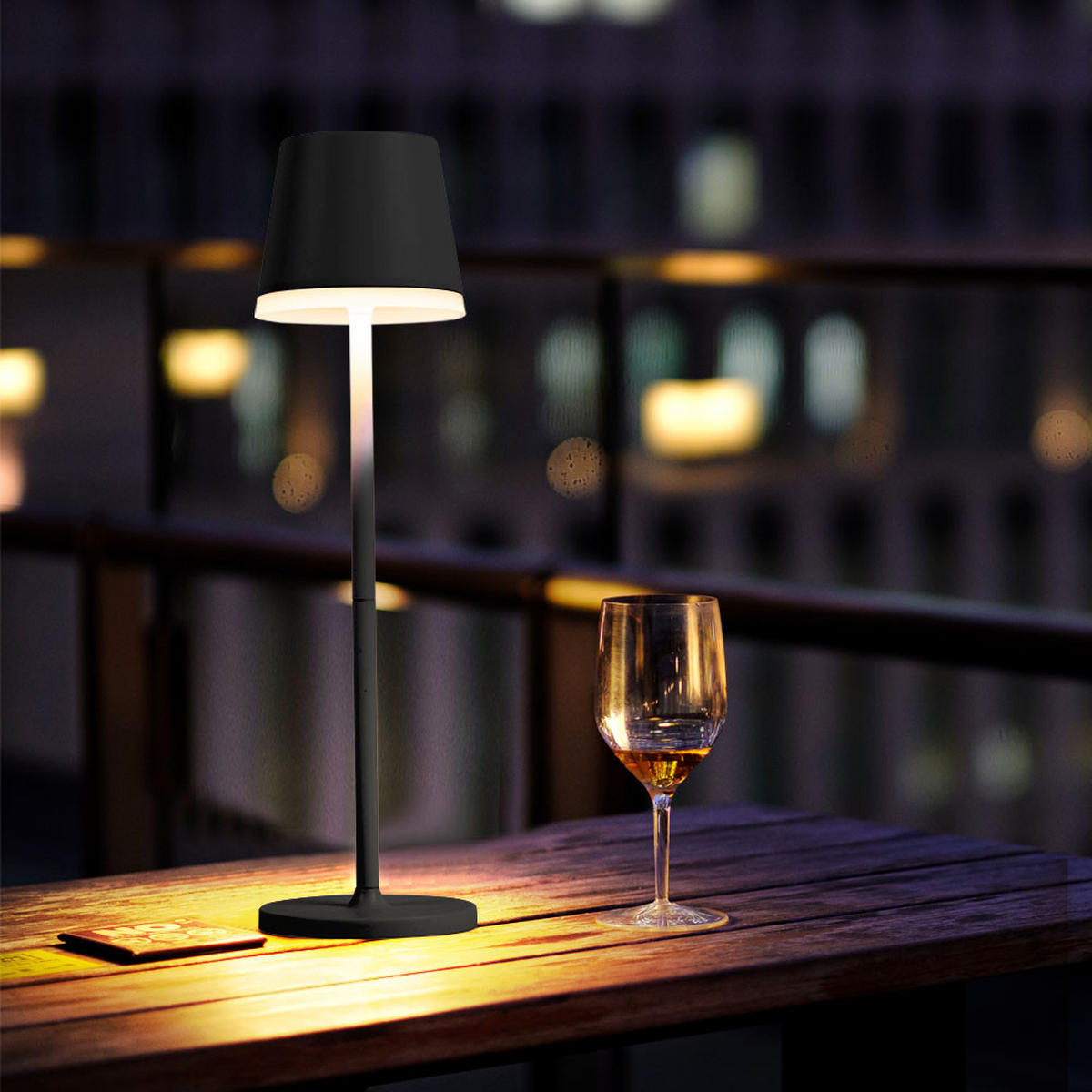 LED AUSSENLEUCHTE Solarleuchte Anthrazit - Anthrazit, Metall (11/11/41cm) - Globo Lighting