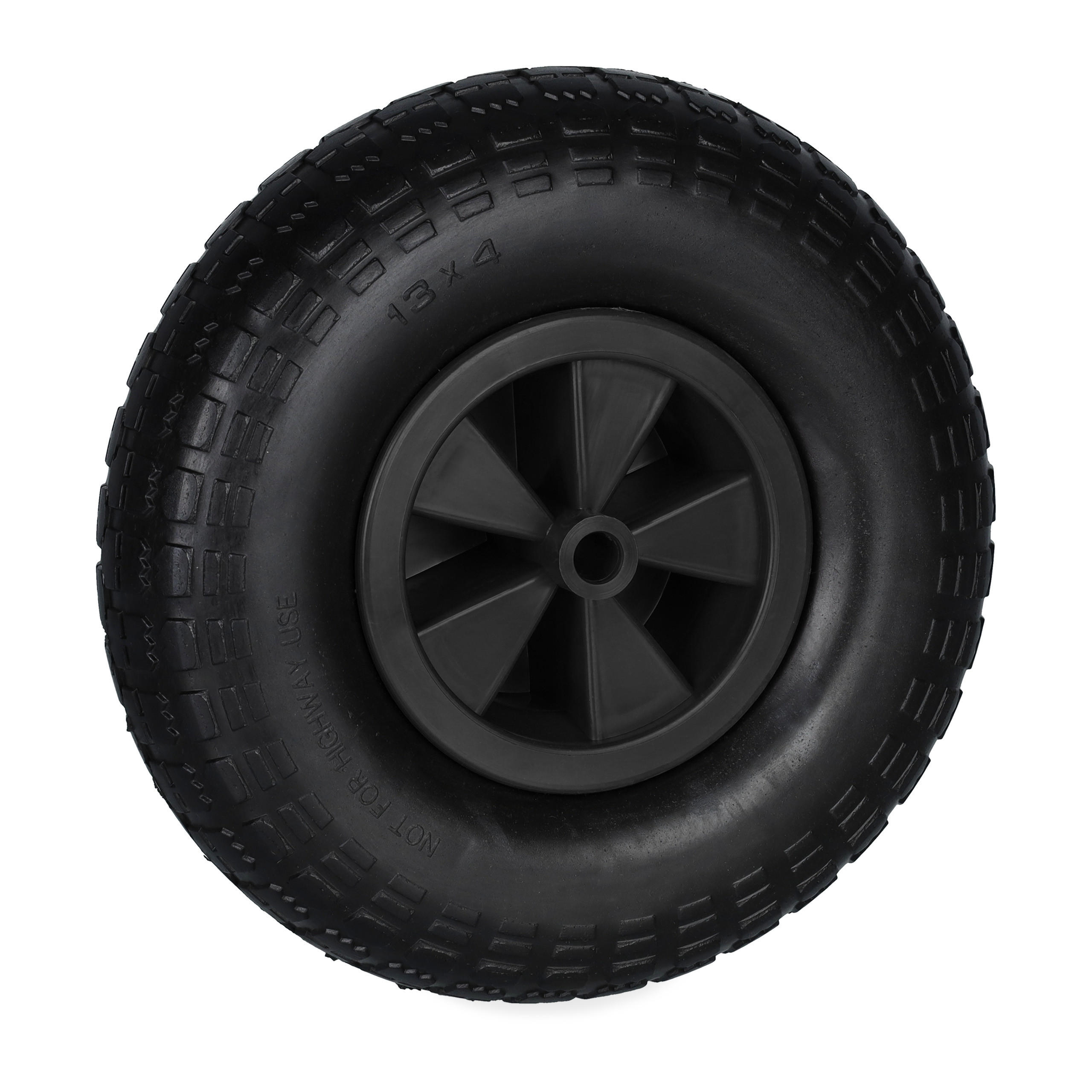 ROATA Neagra pentru roaba cauciuc plin 4.00-6 100 kg