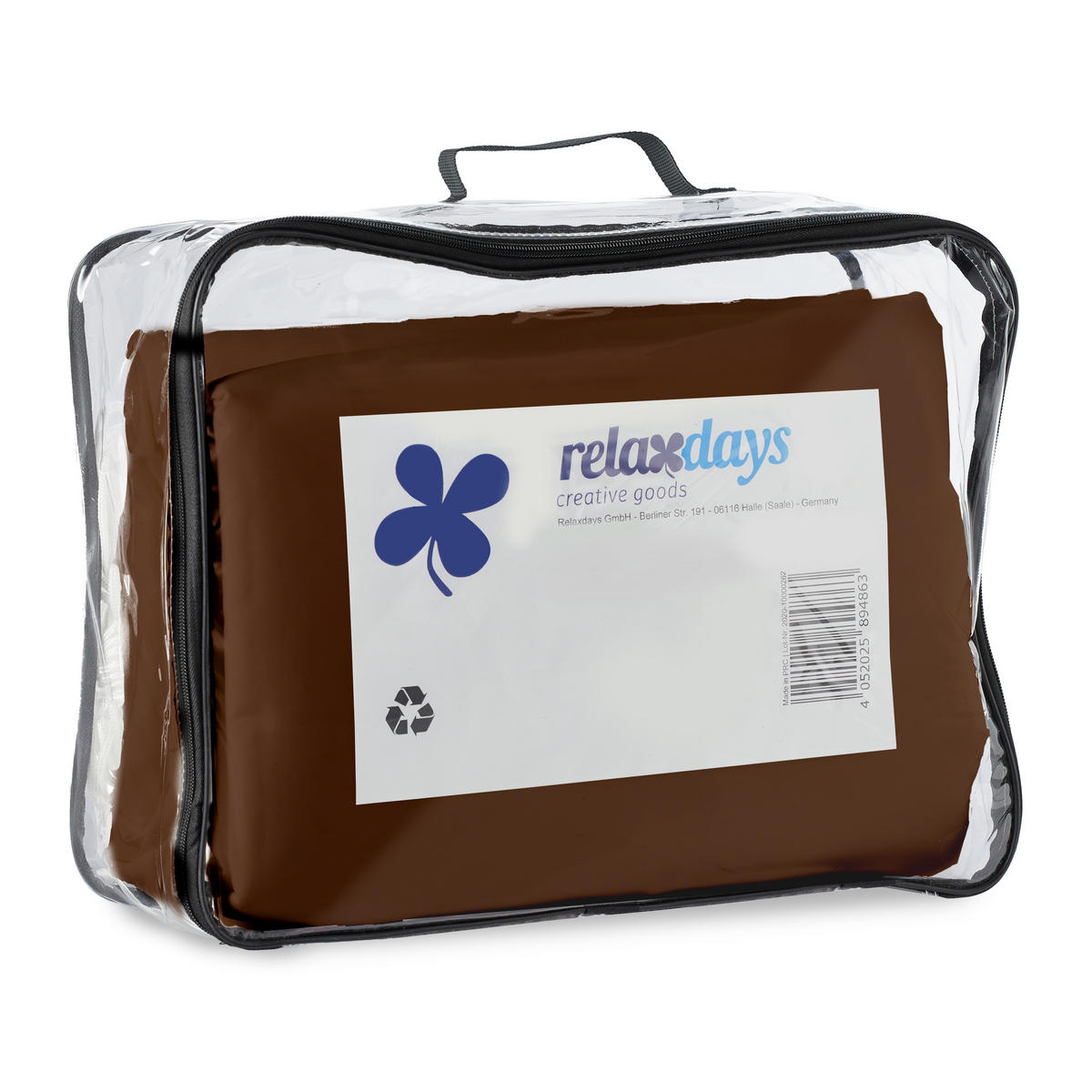 SONNENSEGEL - Braun, Textil/Metall (350/250cm) - Relaxdays