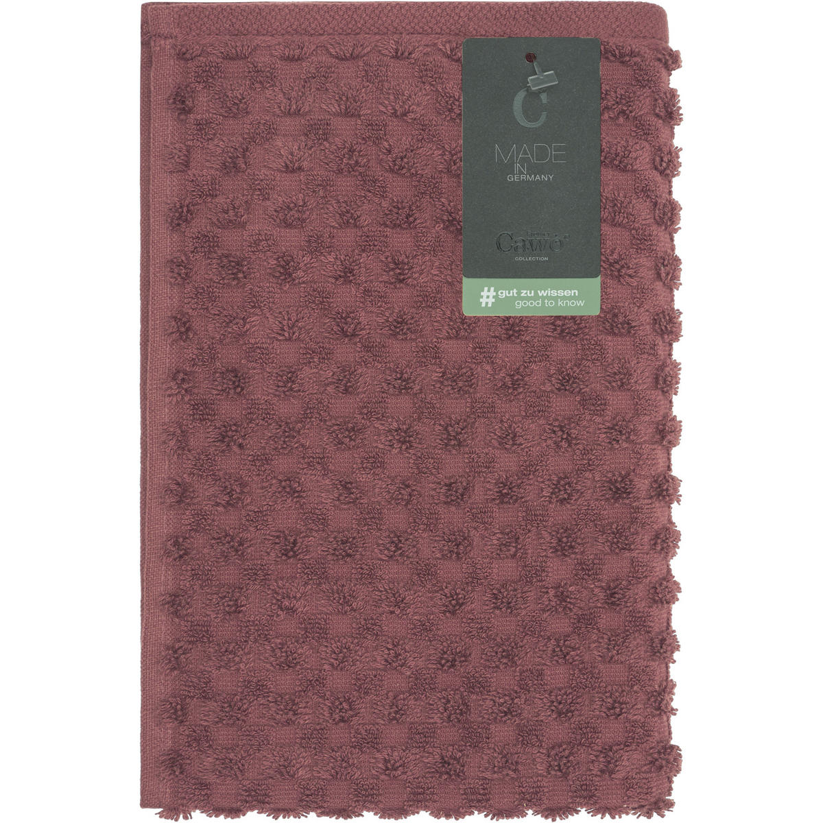 KÜCHENHANDTÜCHER CUISINE PRO UNI 520 BURGUND - 277 - Rot, Textil (50/50cm) - Cawö