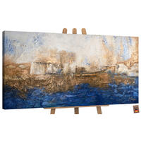 GEMÄLDE Marine auf Keilrahmen 200x100 cm - Blau, Holz (200/100cm) - YS-art gallery