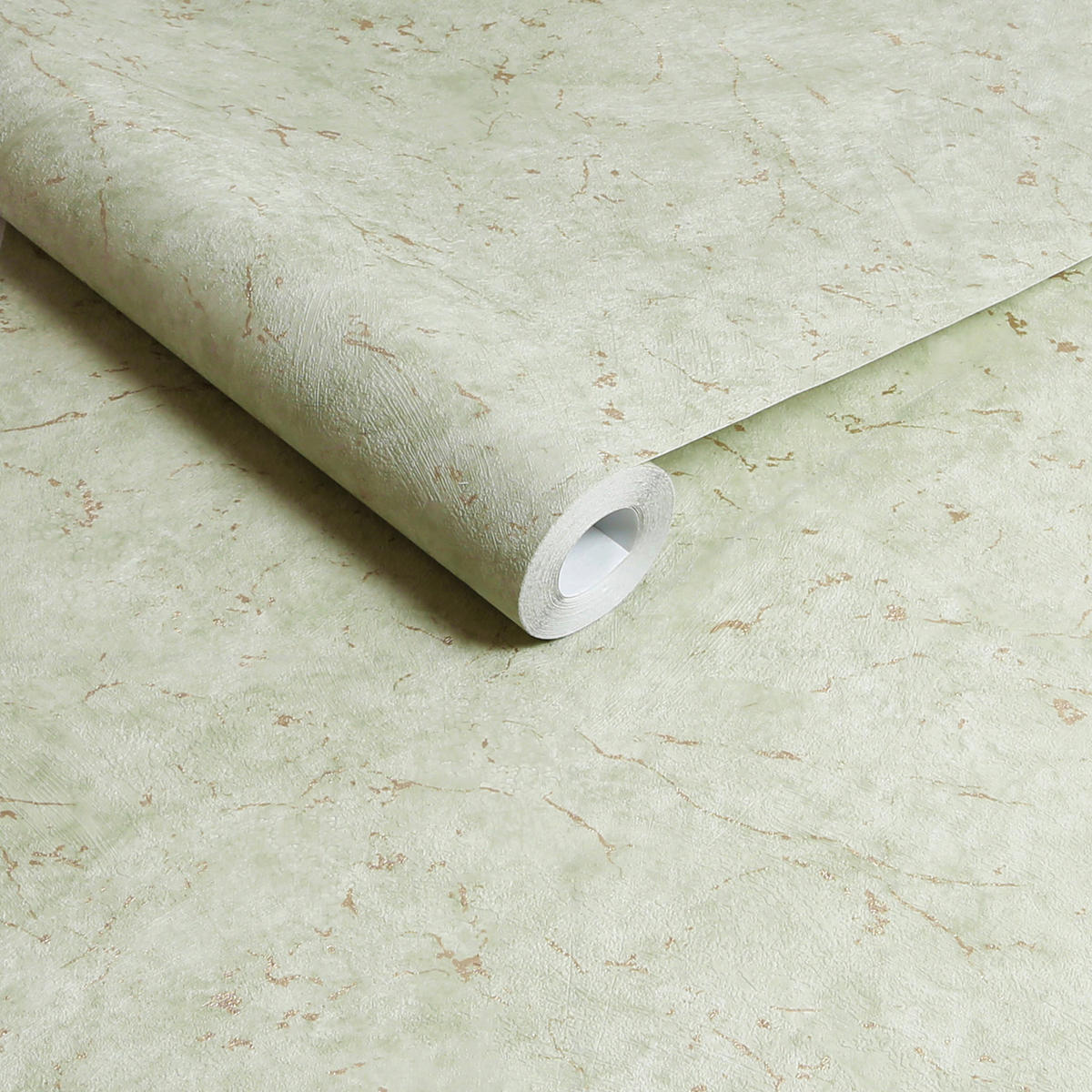 VLIESTAPETE Gips - Grün, Papier/Kunststoff (104/1000cm) - Easy Decor