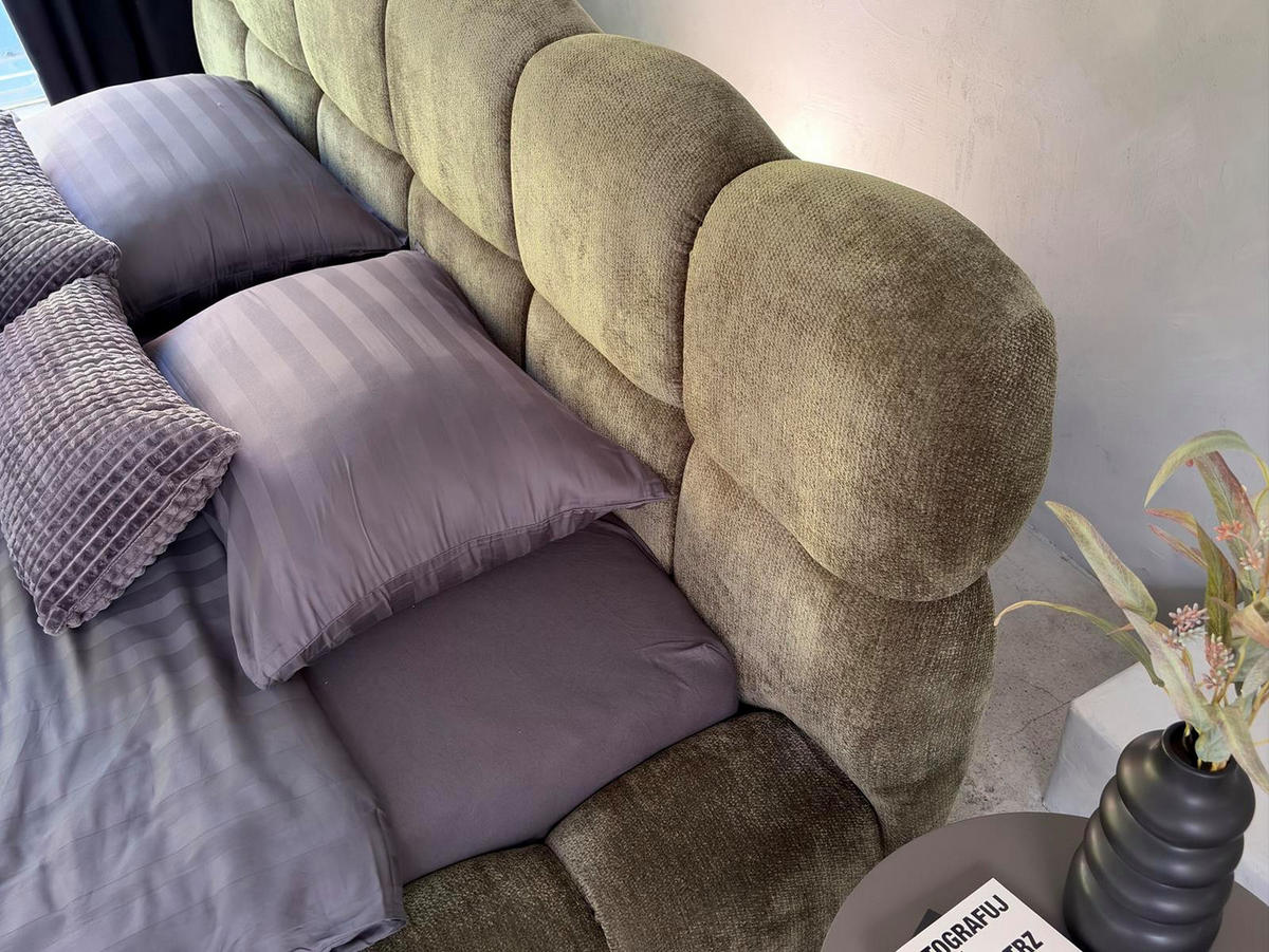 POLSTERBETT 140x200 ELVA Beige - Beige, Holzwerkstoff/Textil (140/200cm) - Compleo24