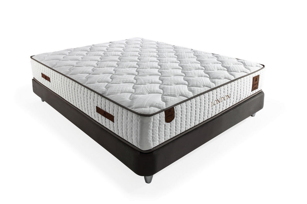 POLSTERBETTSET Thermo Regulate 120x200 Grau - Grau, Textil/Metall (120/200cm) - Villa Möbel
