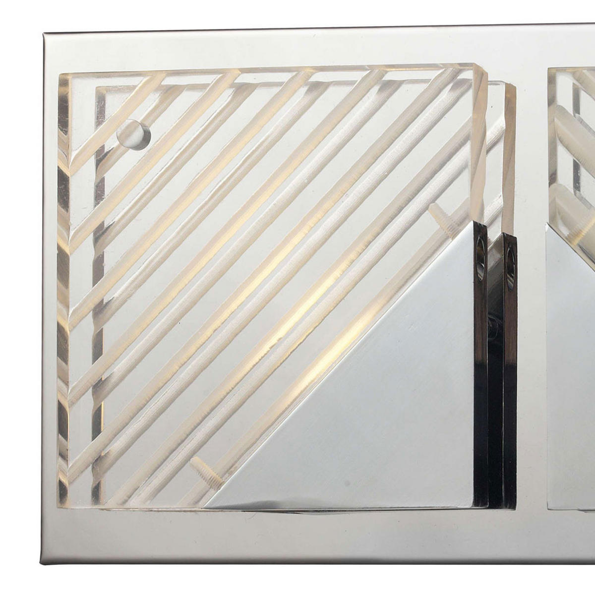 LED WANDLEUCHTE MIA Aluminium Silber - Silberfarben, Metall (15/6.5/29cm) - Esto