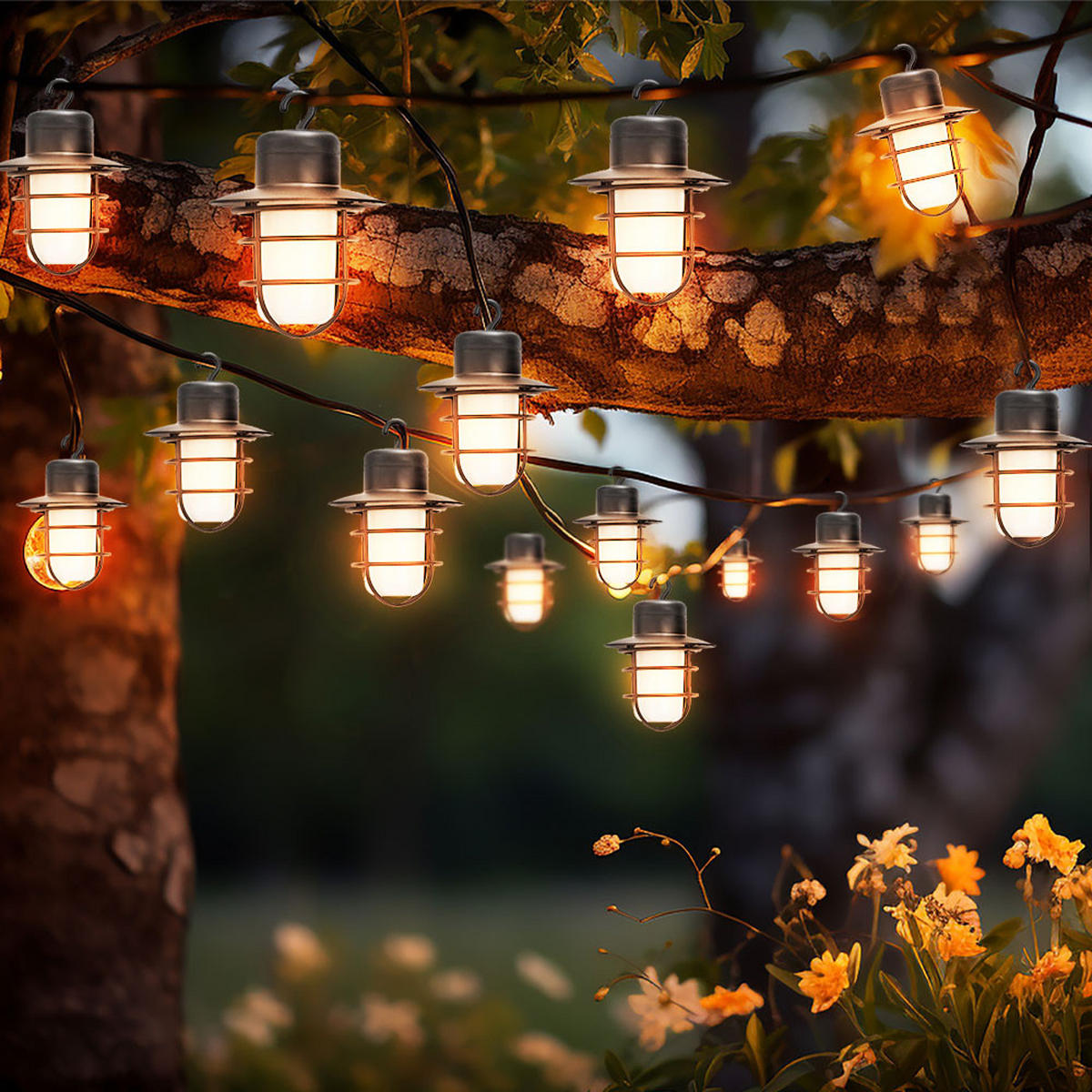 LED AUSSENLEUCHTE Solar Schwarz Gitteroptik - Schwarz, Metall (200/8/8cm) - Nowa