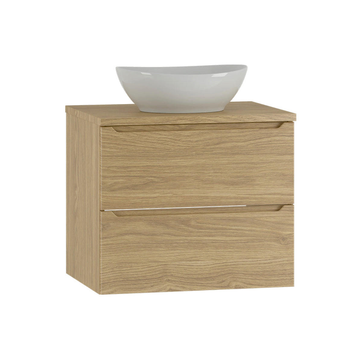 WASCHTISCH 60.6cm Viggo Holz - Braun, Holzwerkstoff (60.6/52.2/46.5cm) - Petits-meubles