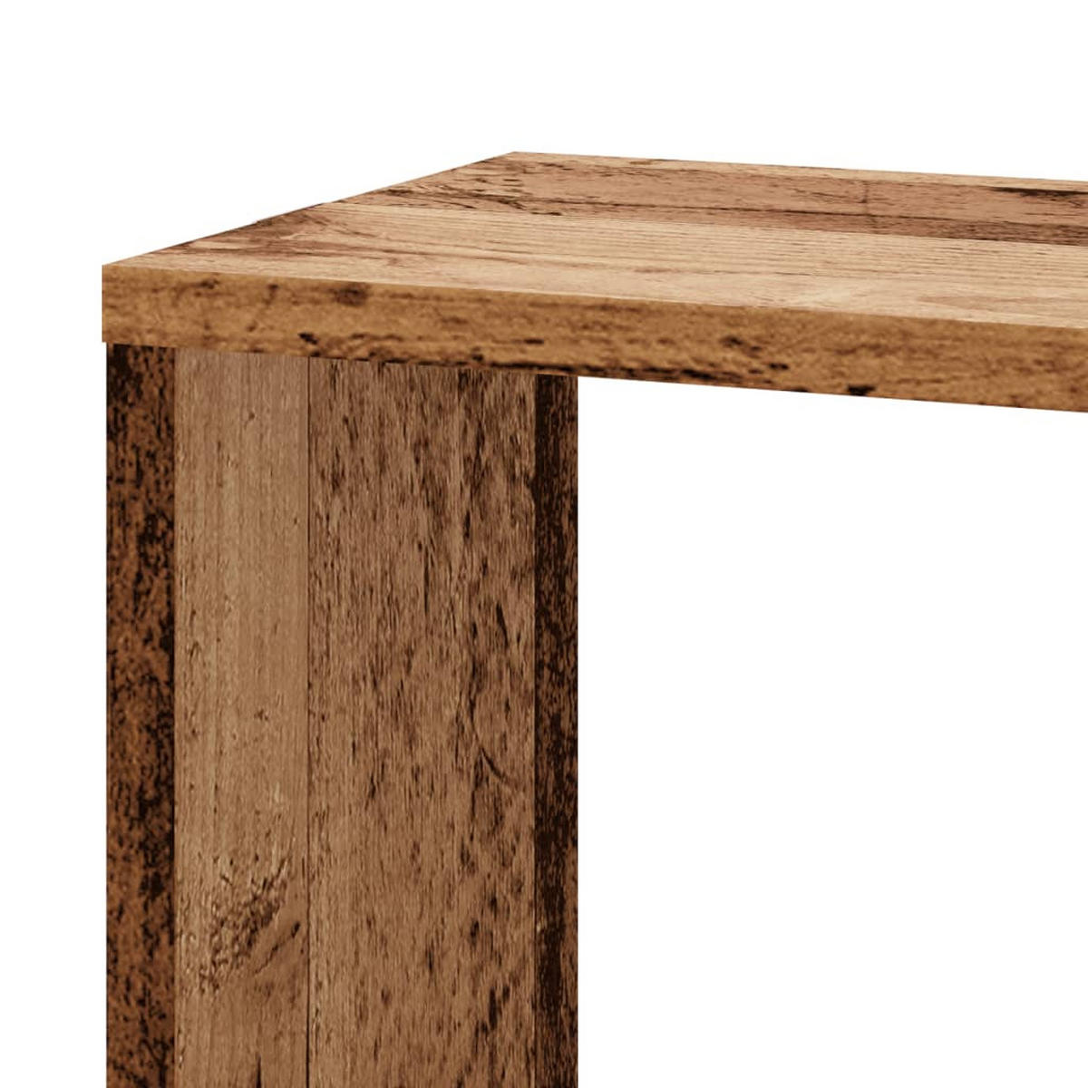 WAND-ECKREGAL Altholz-Optik 45/45/147 Cm Holzwerkstoff - Braun, Holzwerkstoff (45/147/45cm) - vidaXL
