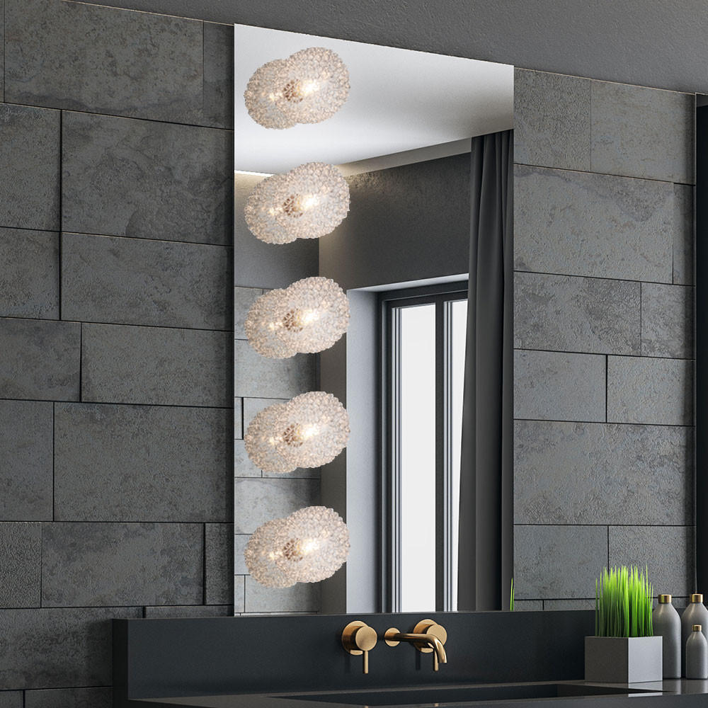 Thumbnail - Globo Lighting Wandleuchte, Silber, Metall, 90x60x90 cm, Lampen & Leuchten, Innenbeleuchtung, Wandleuchten