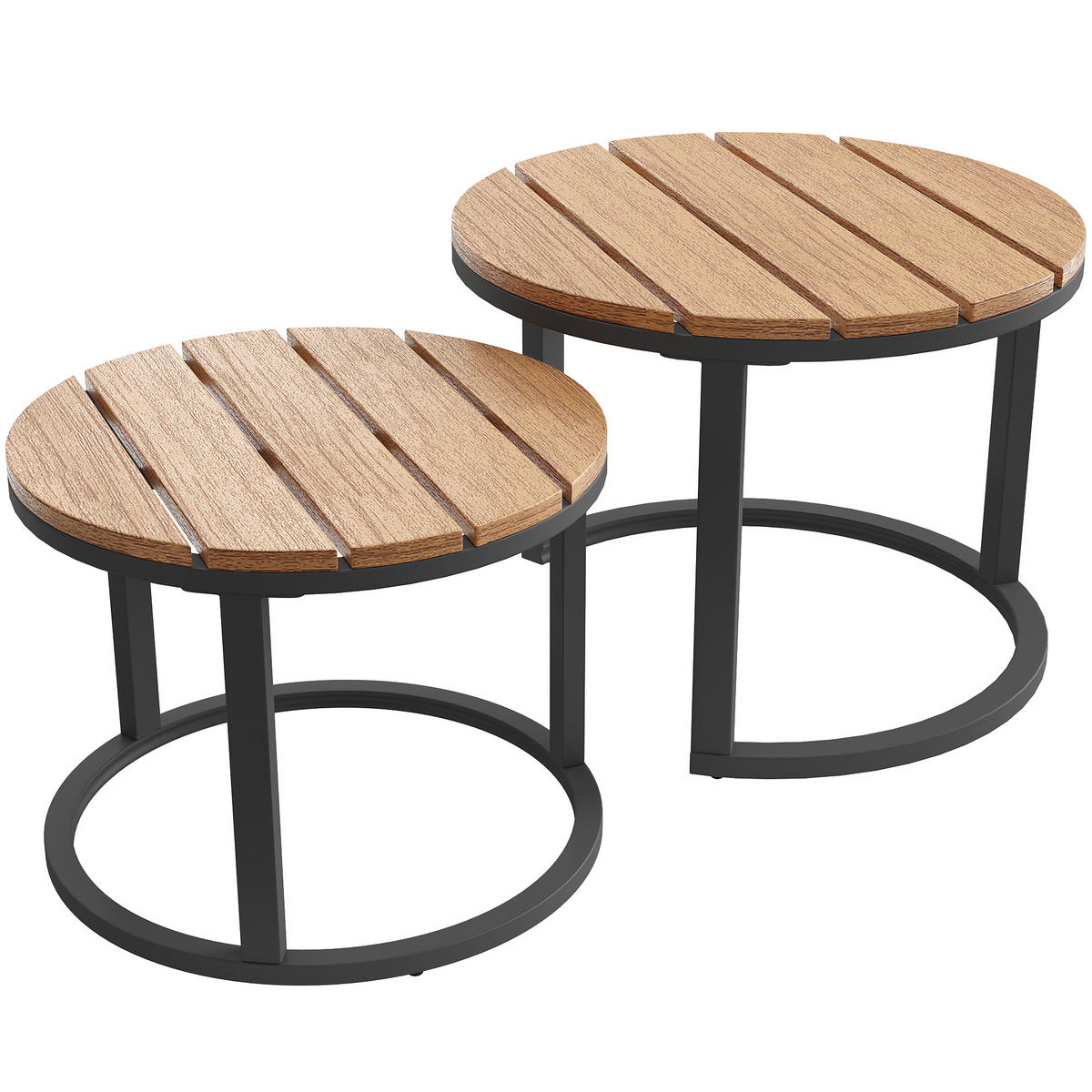 LOUNGEGARNITUR aus Eisen 200x73x76.5cm Grau mit 8 cm Polstern - Grau, Metall - Modfu