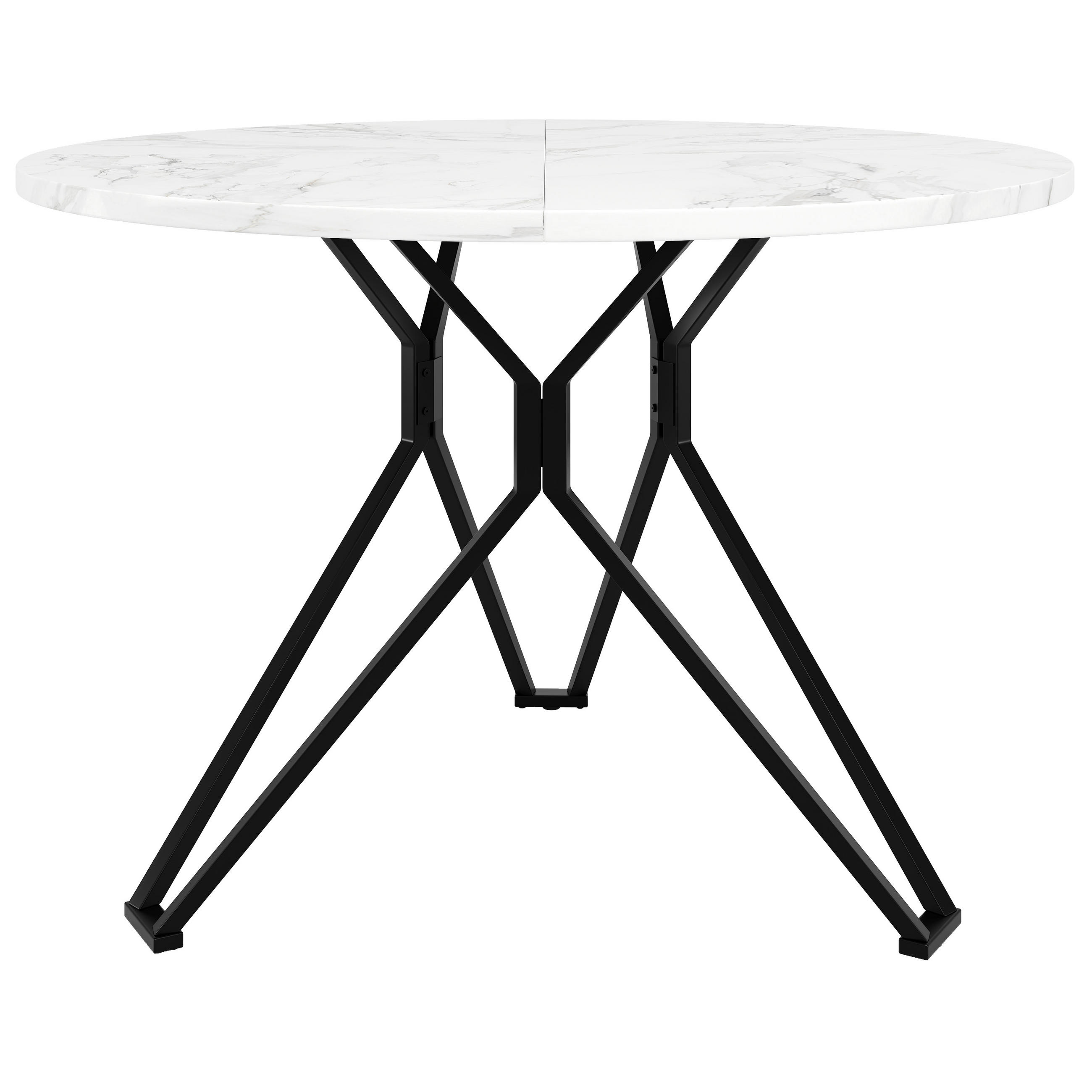 ESSTISCH Schwarz 100/100/76 cm - Schwarz, Holz (100/100/76cm) - PANGIVO