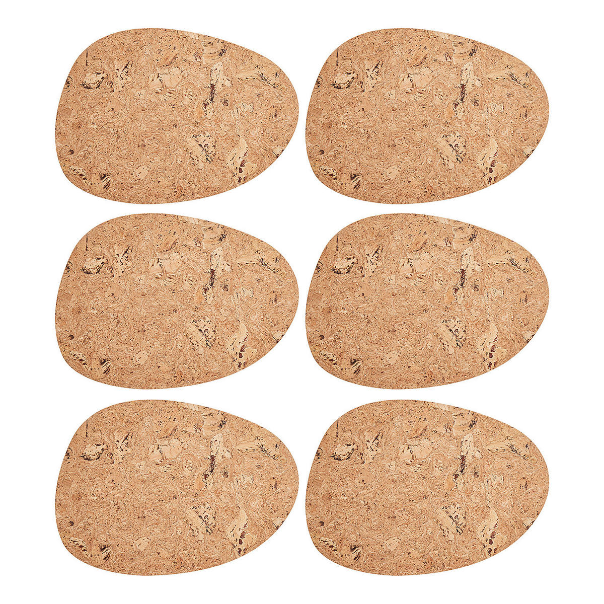 PLATZSET (6er Set) Porto - Braun, Naturmaterialien (42/31cm) - BUTLERS