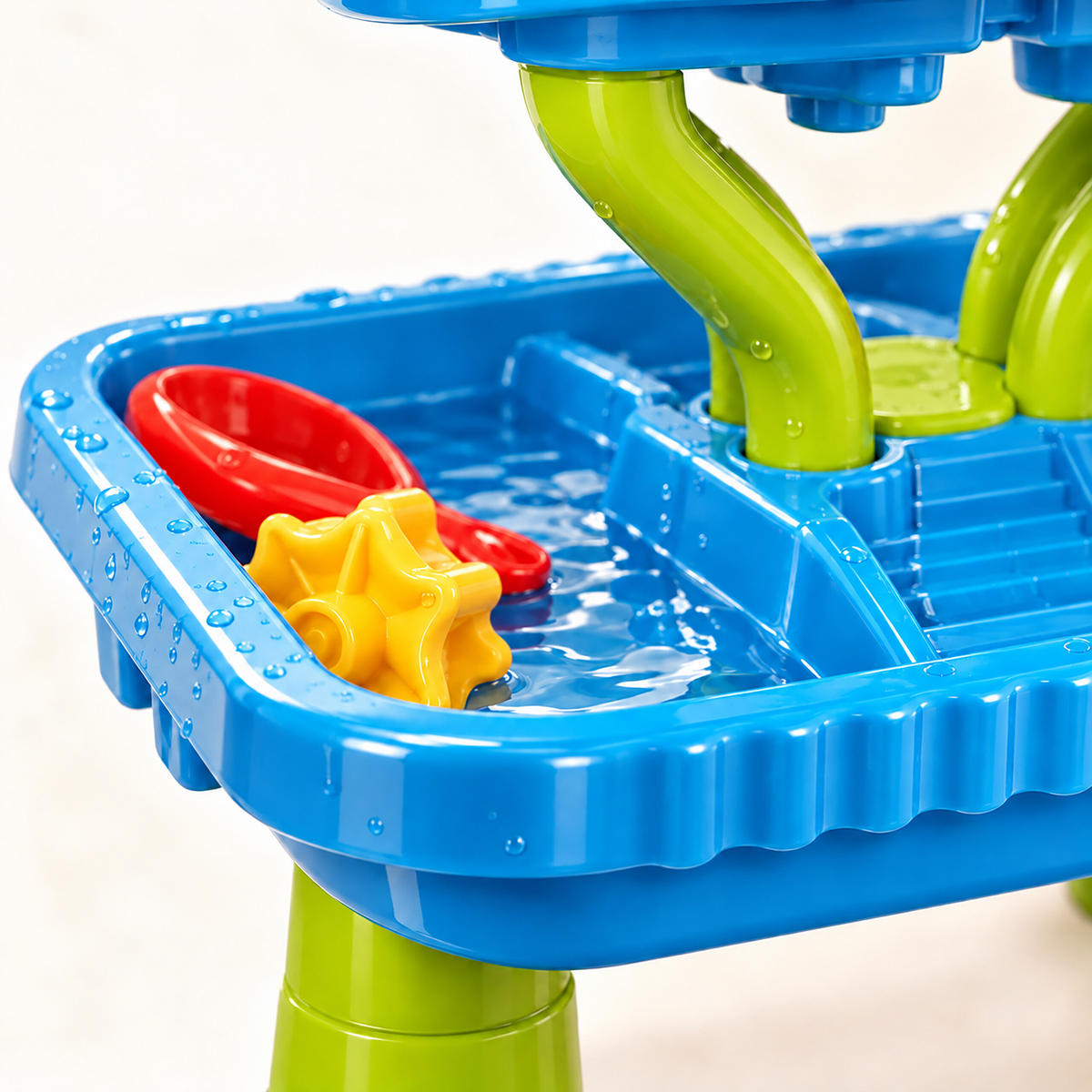 STŮL Vodní vícebarevný plast 20-dílný - modrá, plast (78/55cm) - Relaxdays